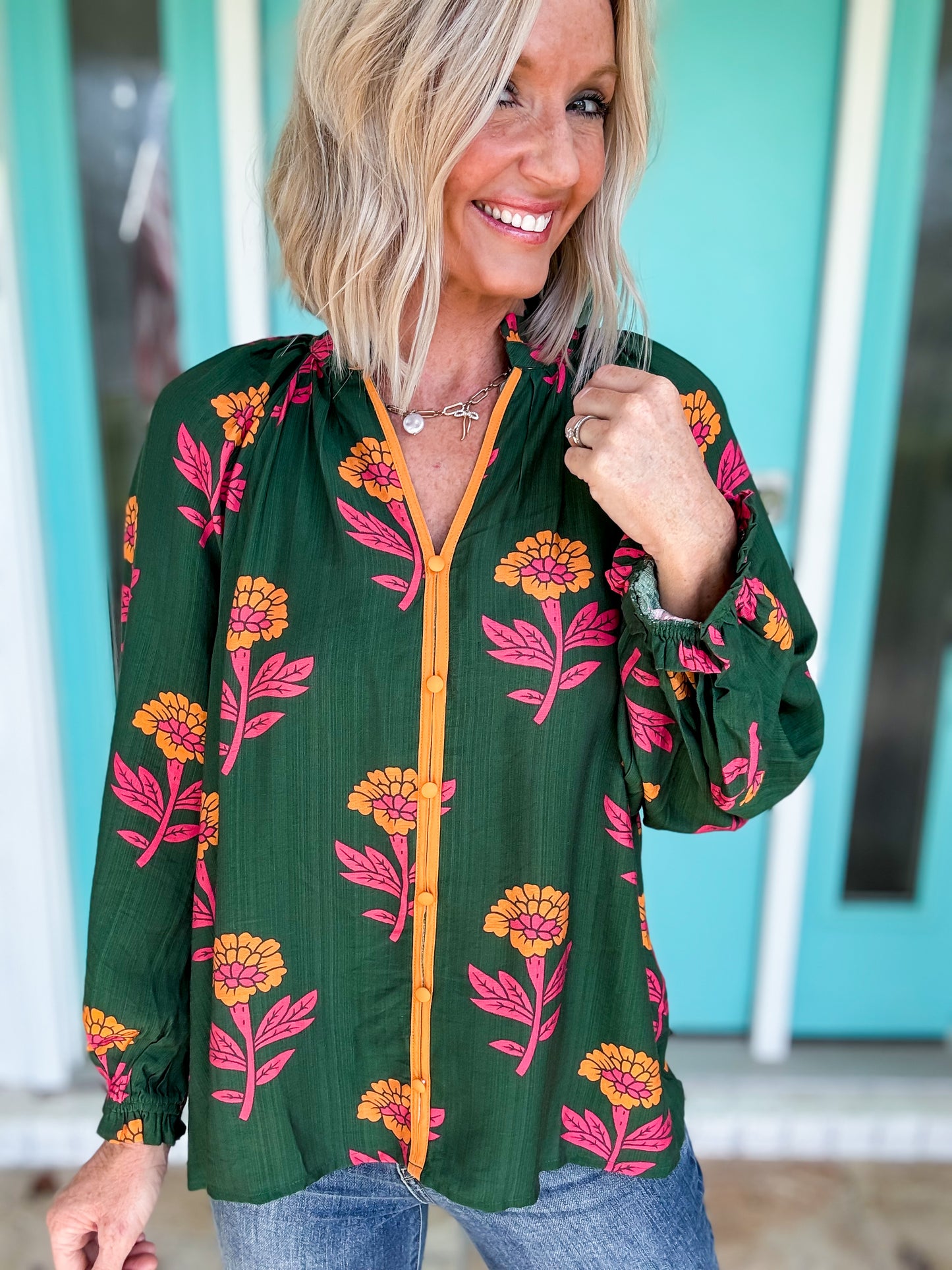 Garden Mosaic Top