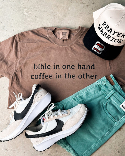Bible in One Hand Graphic Tee
