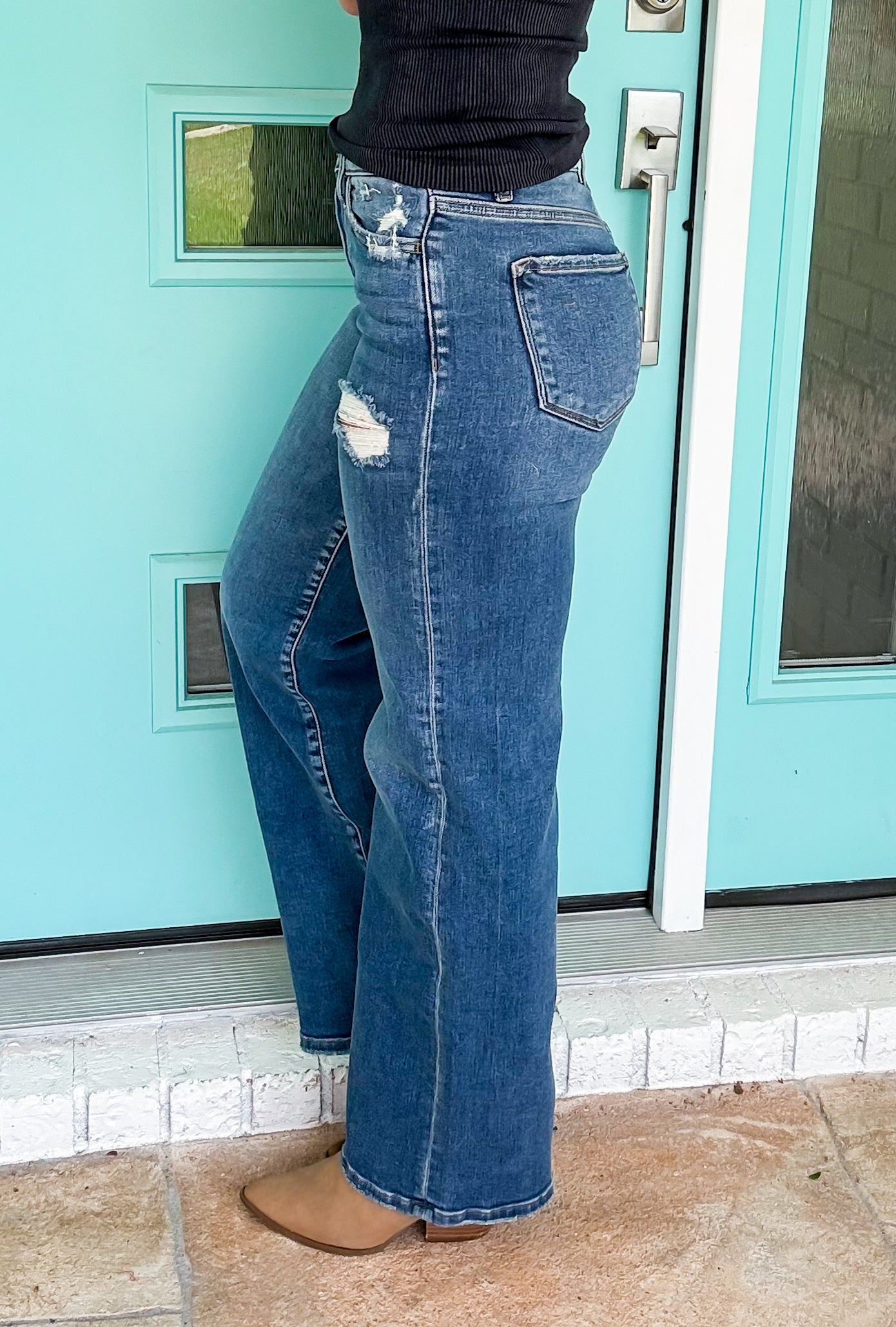 Straight Shooter Medium Wash Jeans