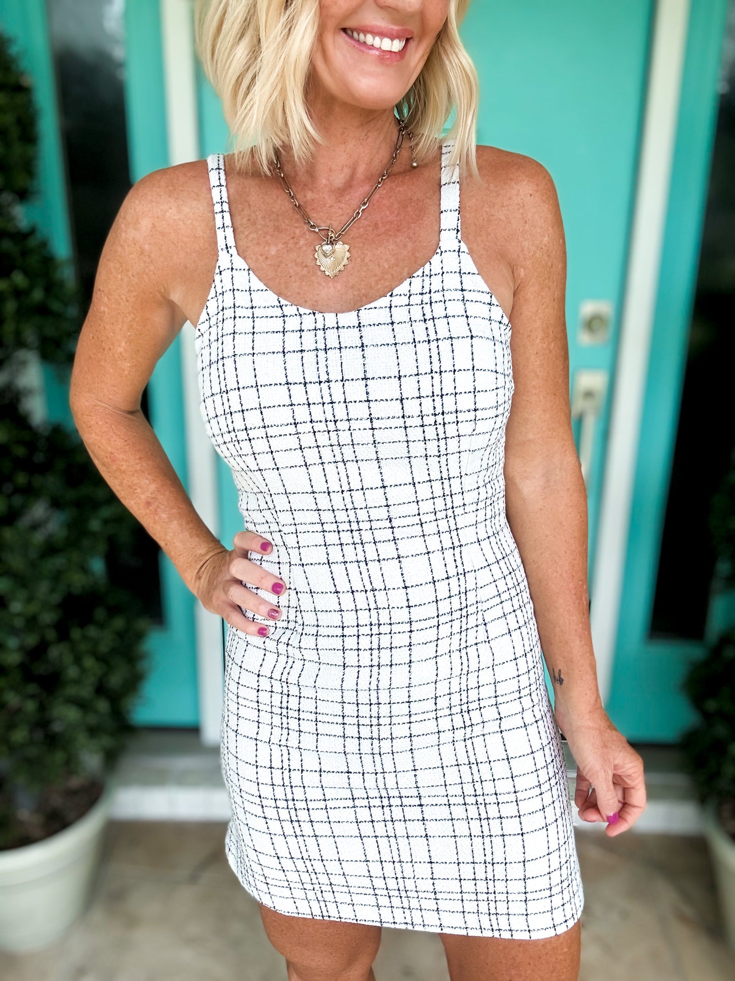 City Chic Tweed Dress