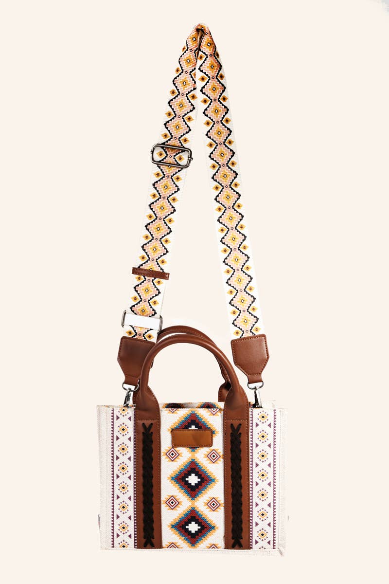 Boho Western Pattern Square Bag