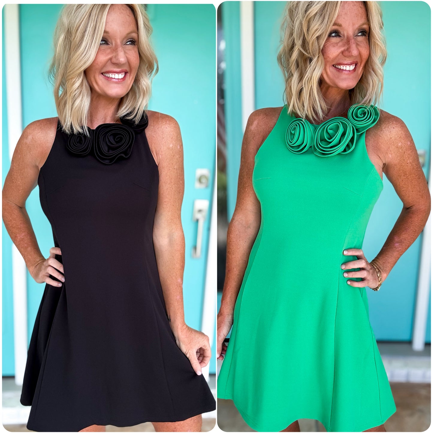 Rosette Charm Dress