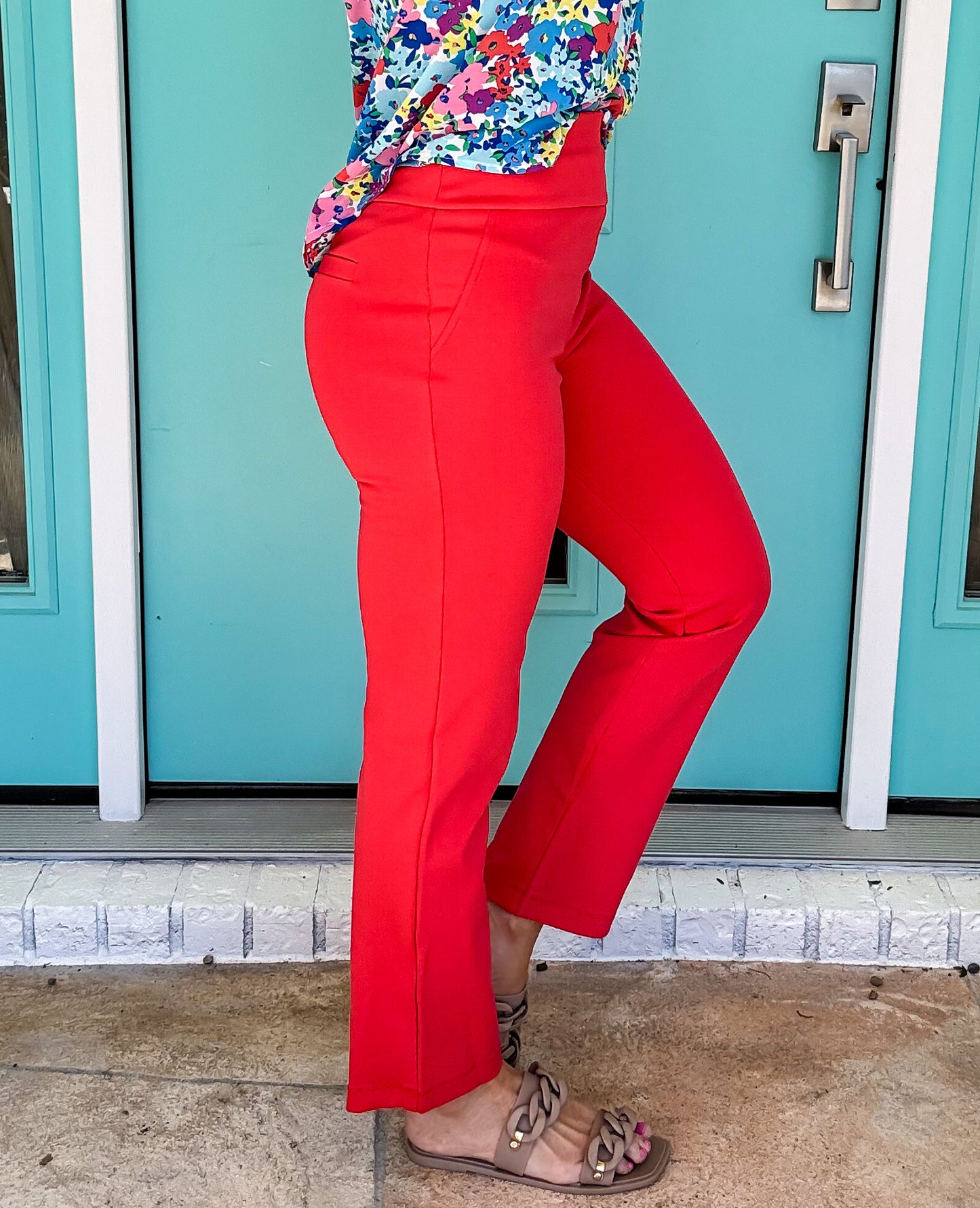 The Bella Flex Straight Dress Pants *stretch*
