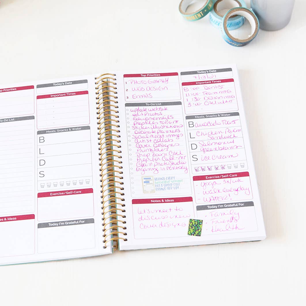 Notes, Goals, & To Do Bounded Book