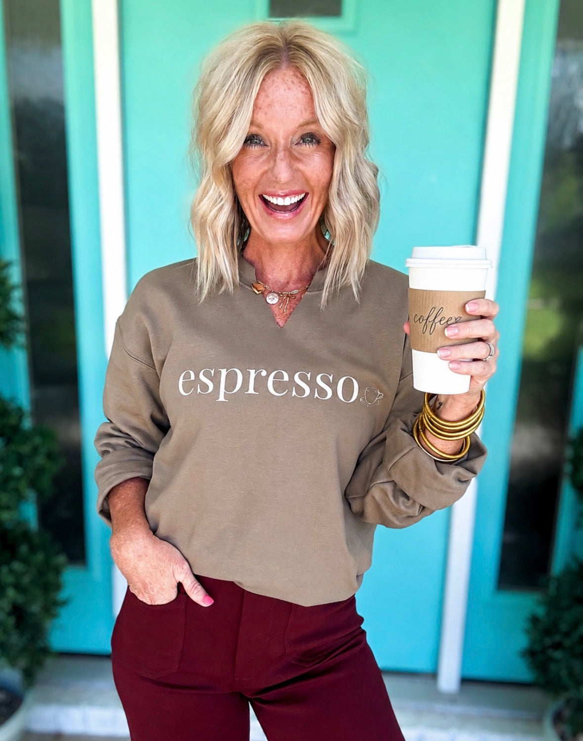 Espresso + Martini Reversible Sweatshirt