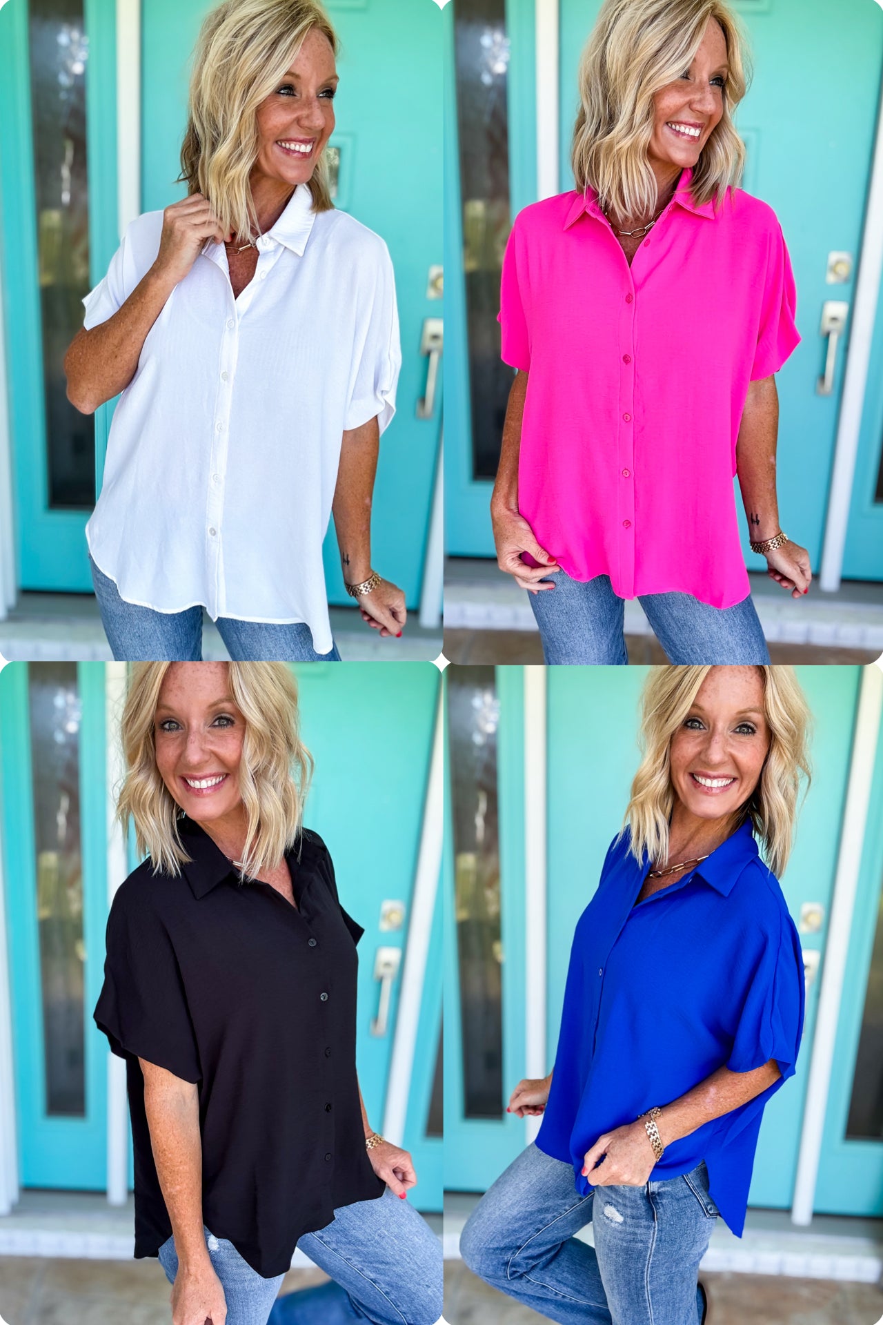 Button Up Grace Top