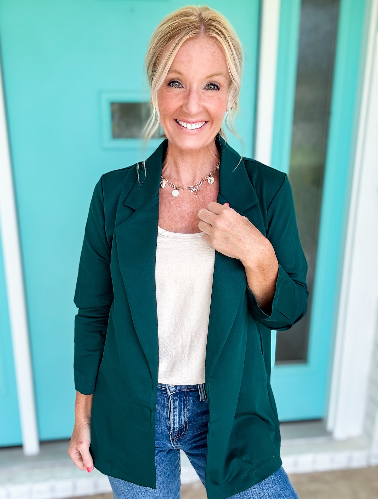 The Bella Flex Blazer *stretchy*
