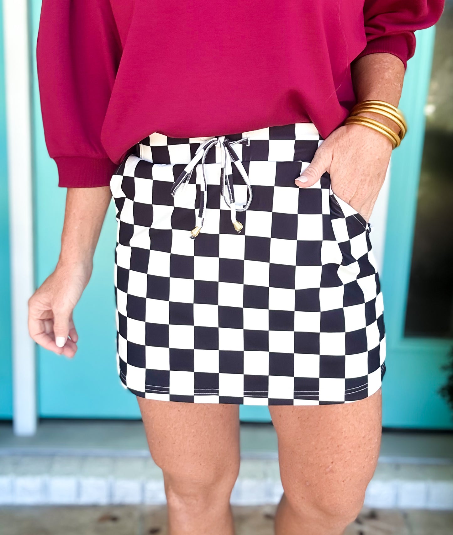 Check Mate Skort | Black