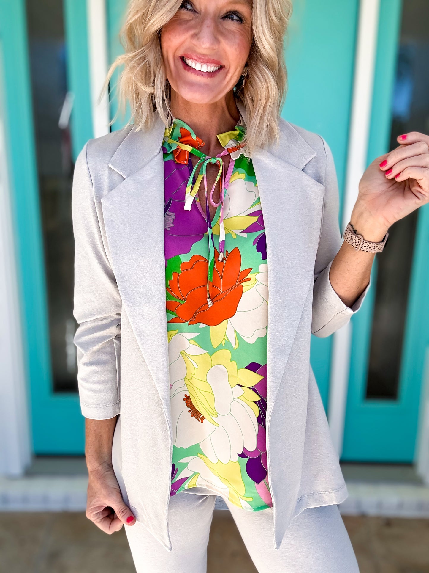 The Bella Flex Blazer *stretchy*
