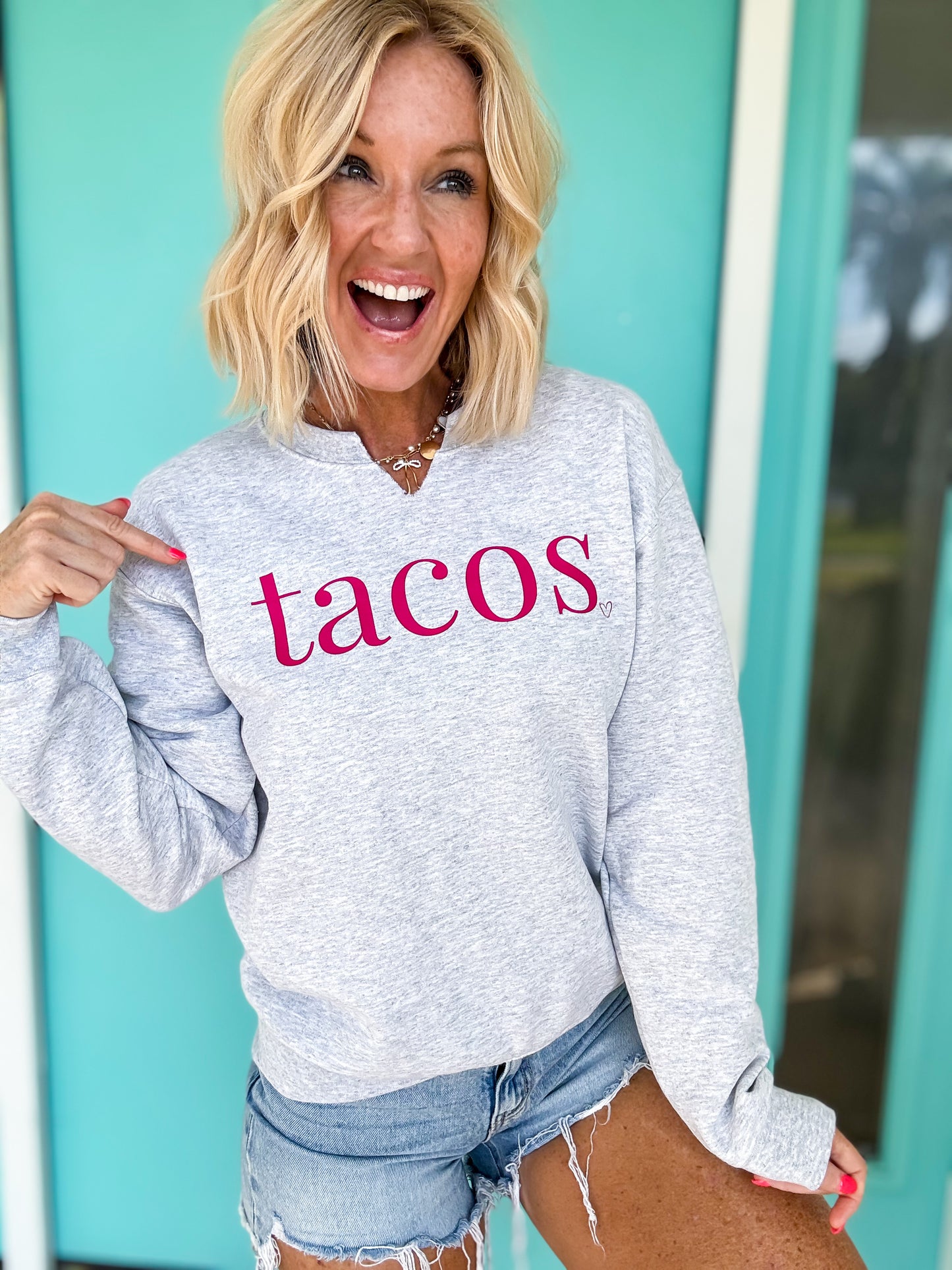Tacos+Margs Reversible Sweatshirt