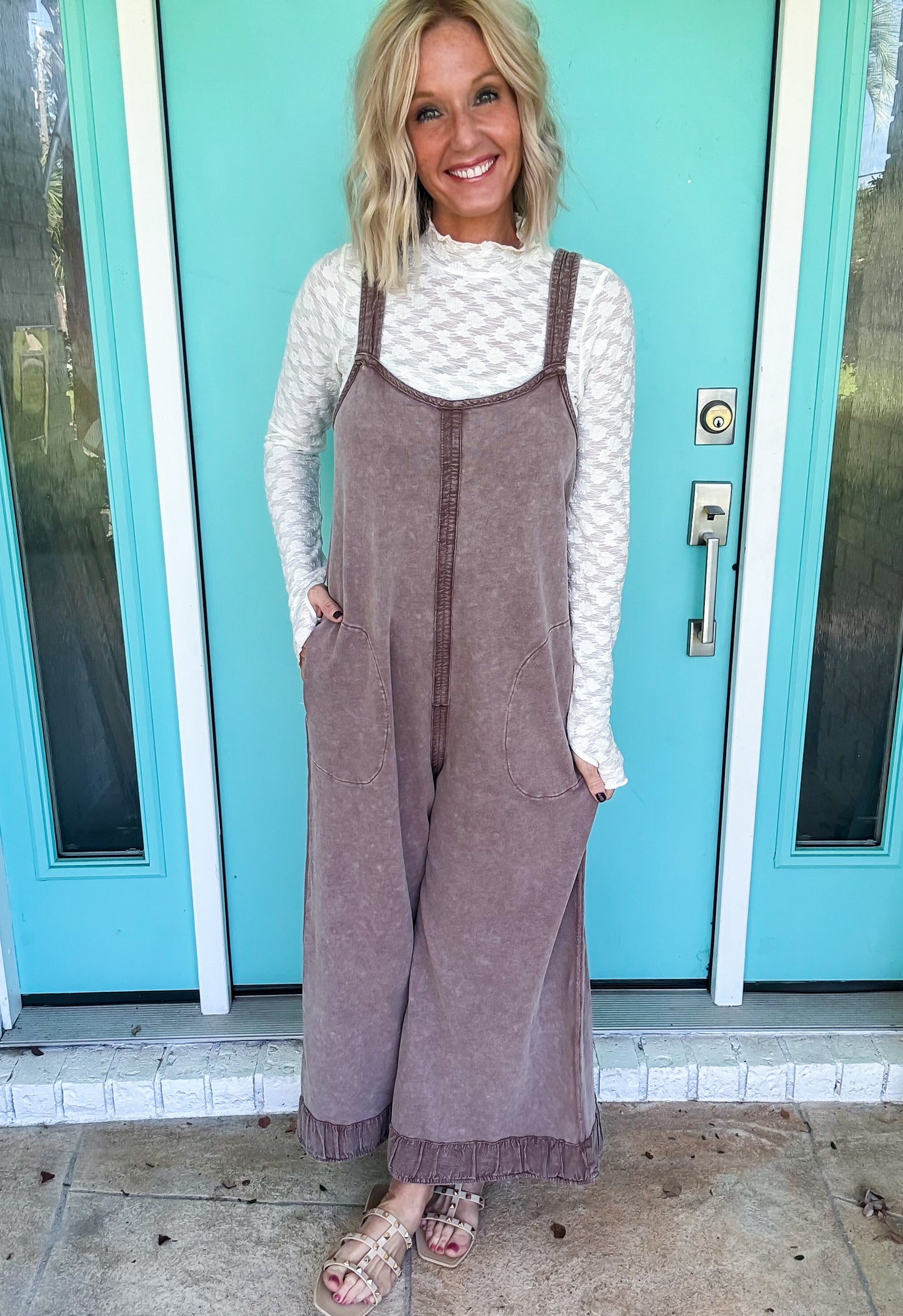 Mineral Muse Ankle Detail Jumpsuit