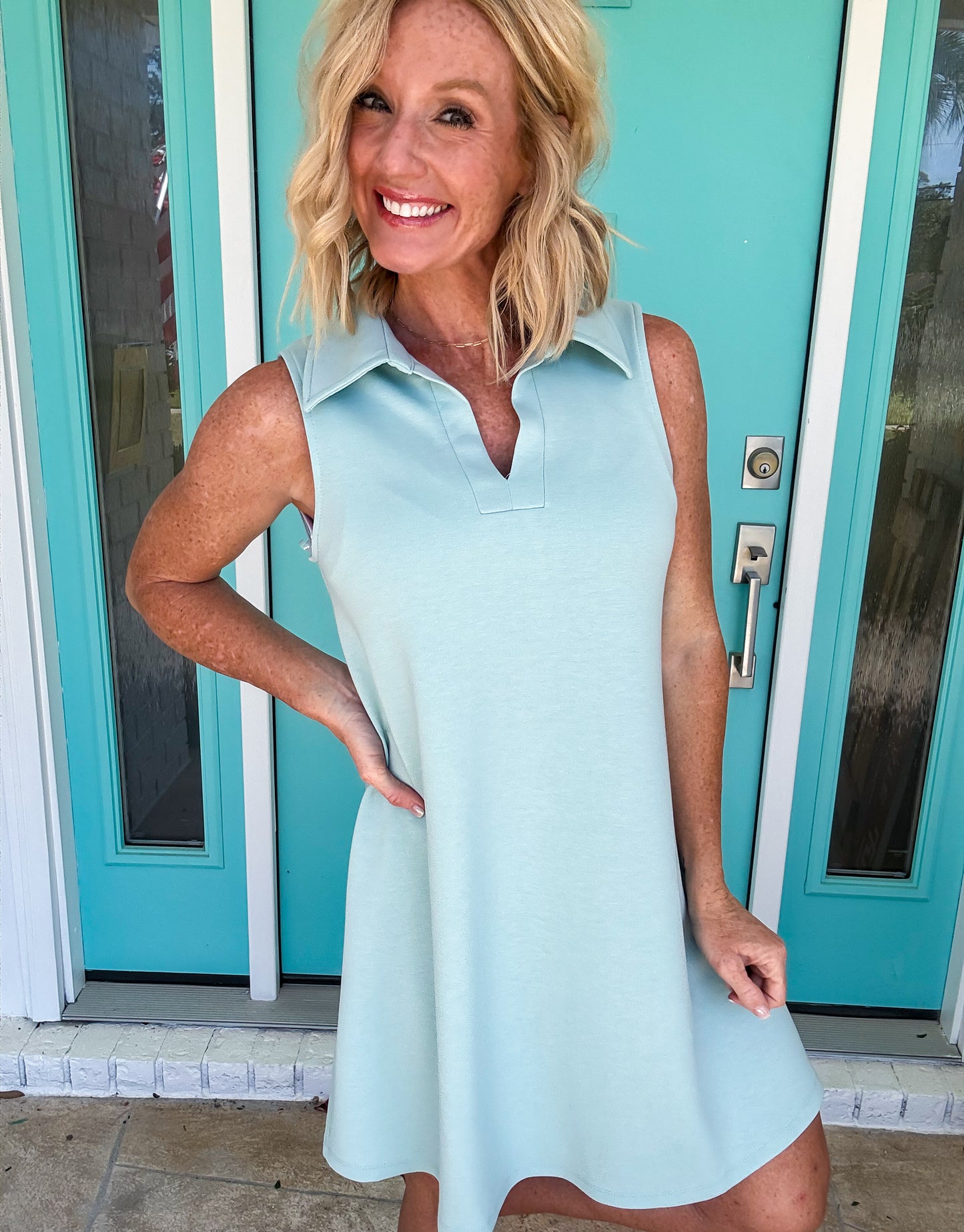 Take Me On A Cruise Dress *Magic Fabric