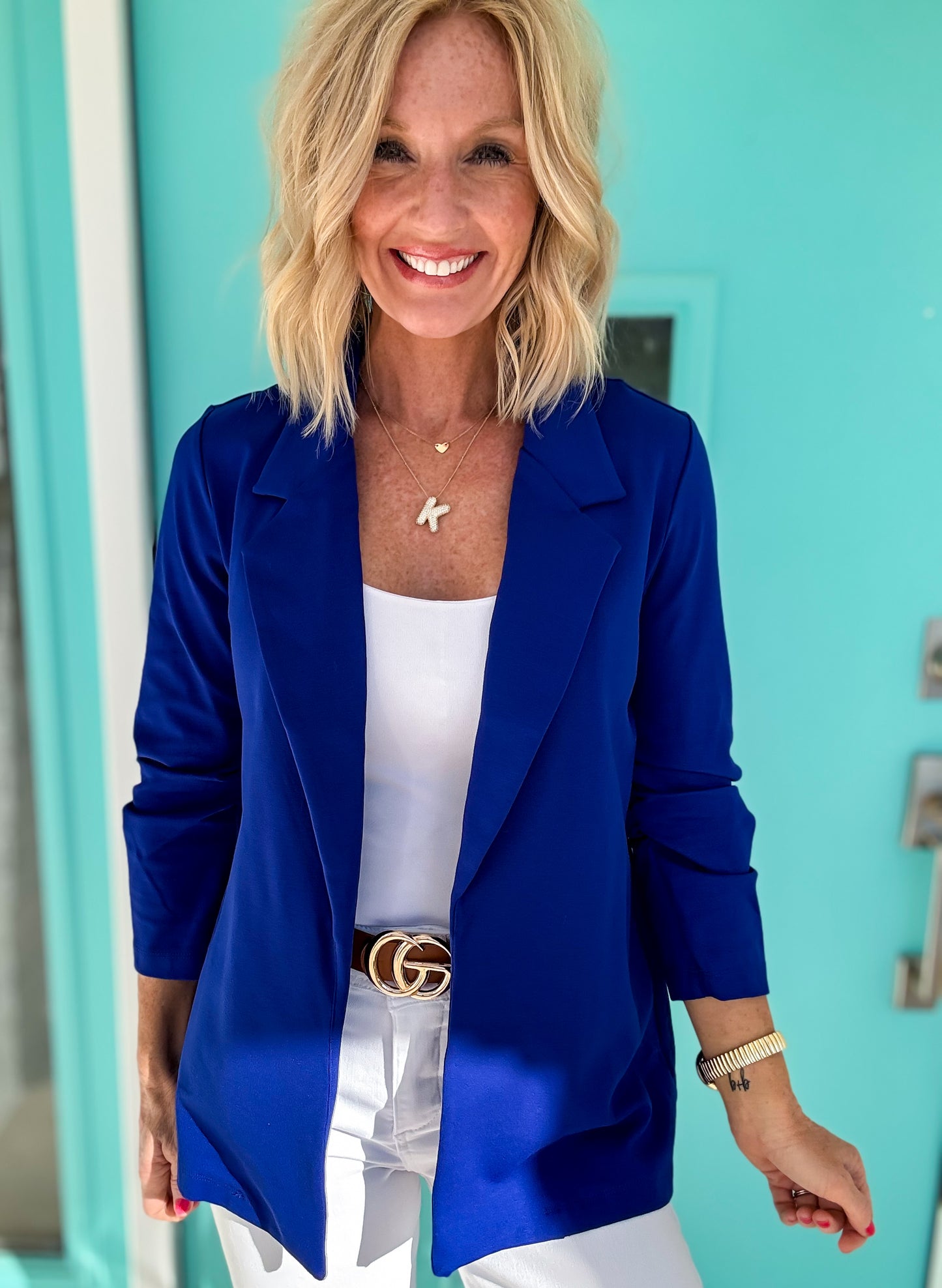 The Bella Flex Blazer *stretchy*