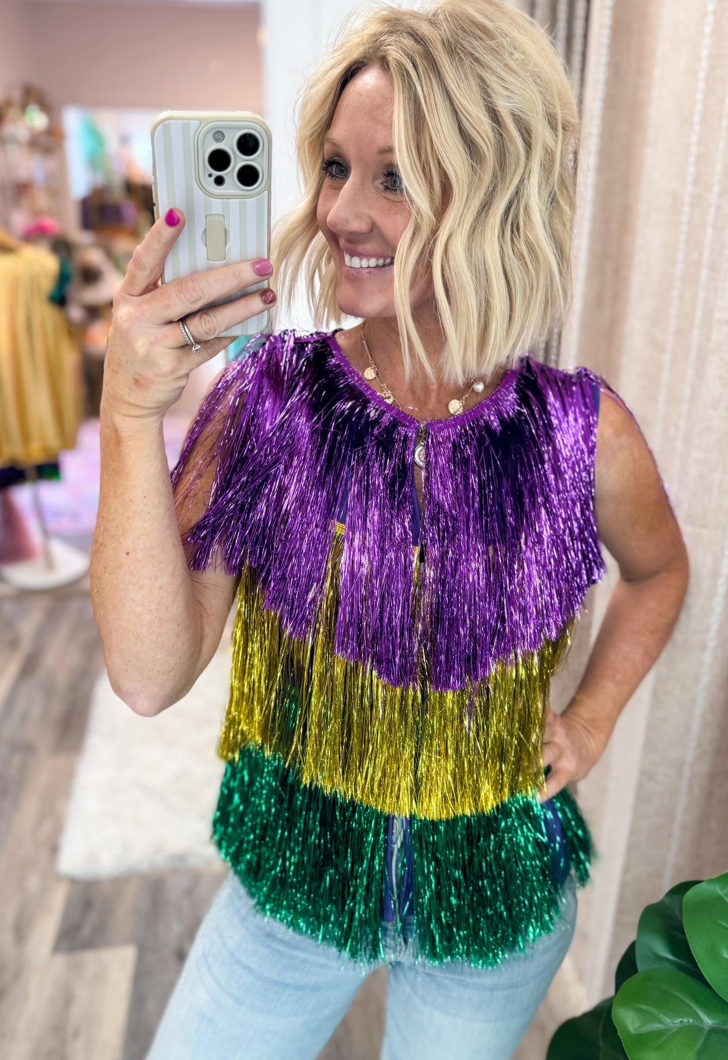 Mardi Gras Tank/Vest