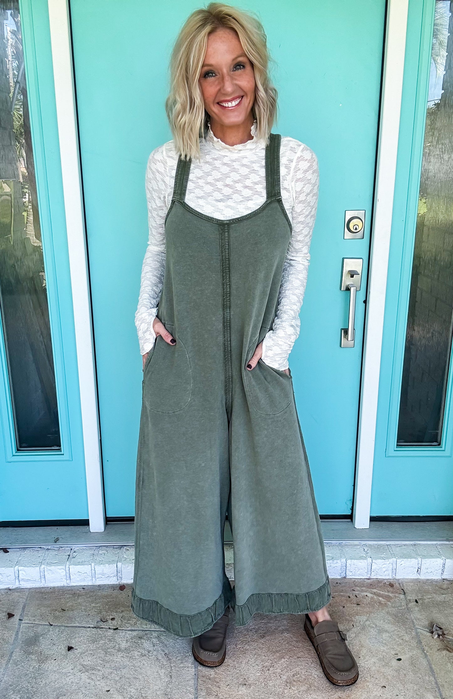 Mineral Muse Ankle Detail Jumpsuit