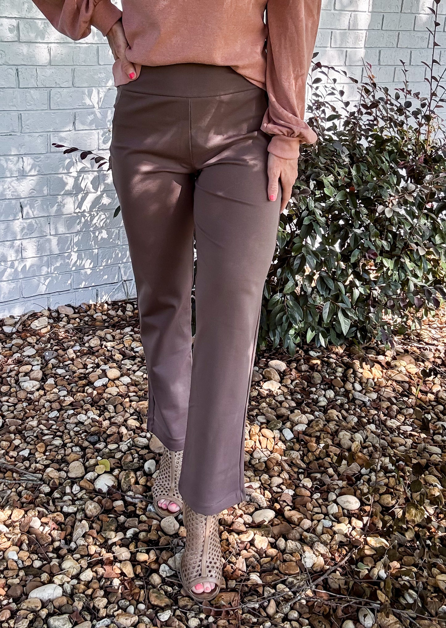 The Bella Flex Straight Dress Pants *stretch*