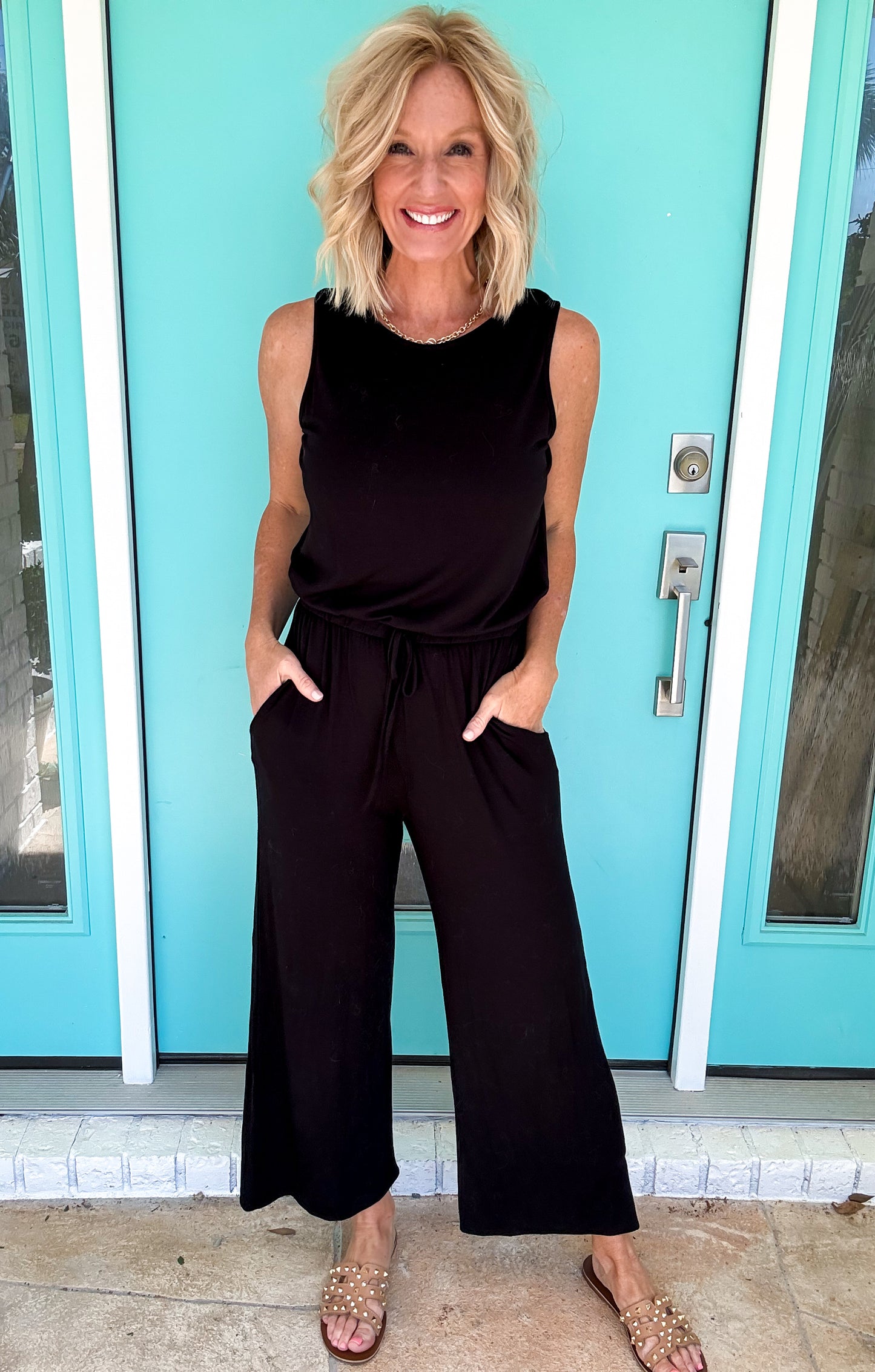 Falling Into Comfort Jumpsuit