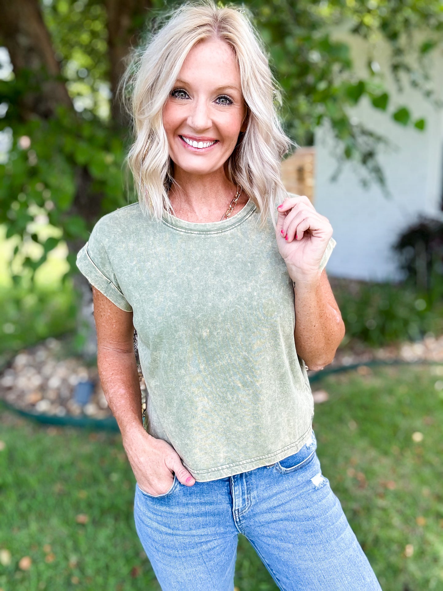 Comfy Cuff Fall Tee