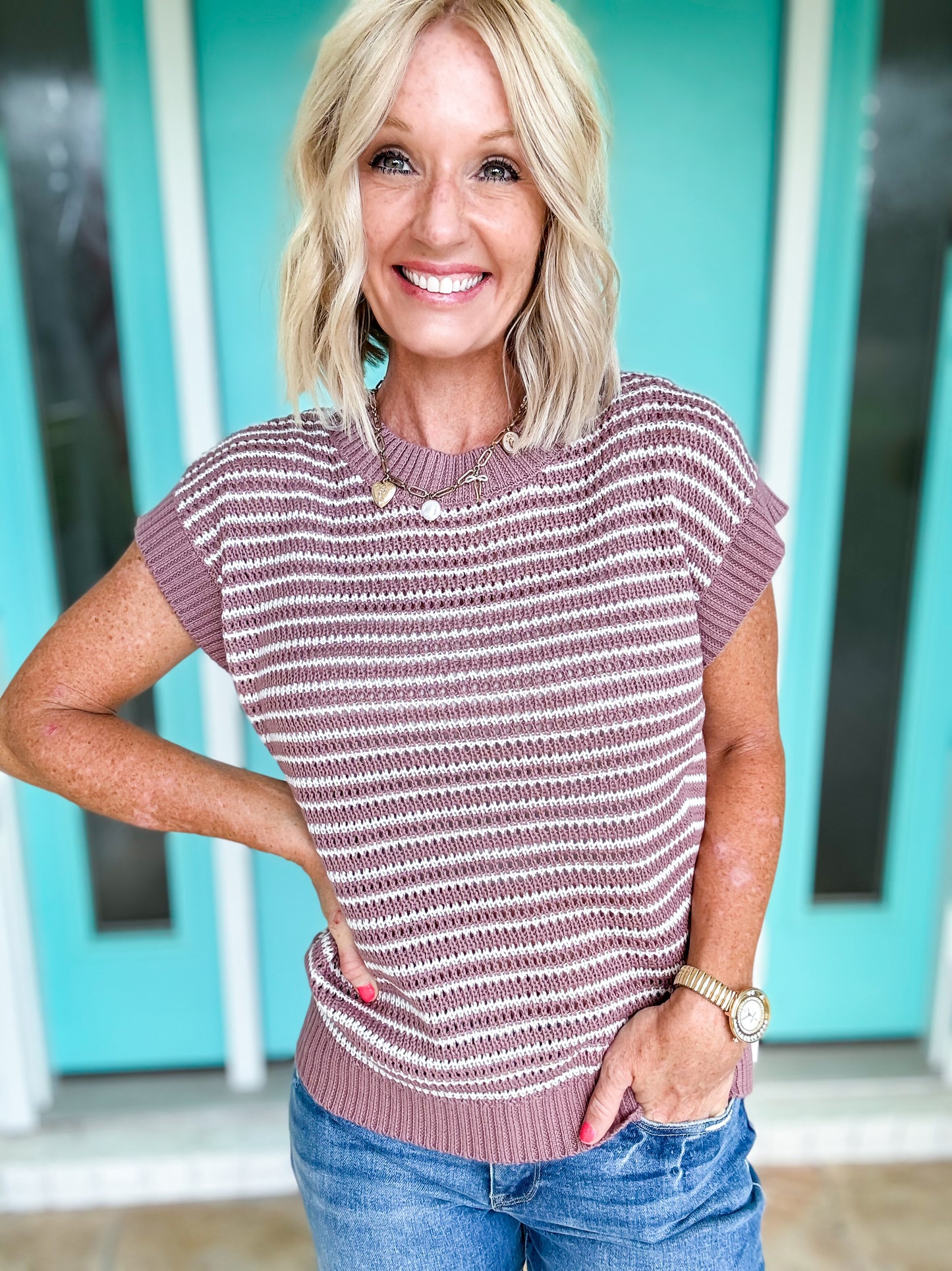 Ridge & Rhythm Texture Sweater