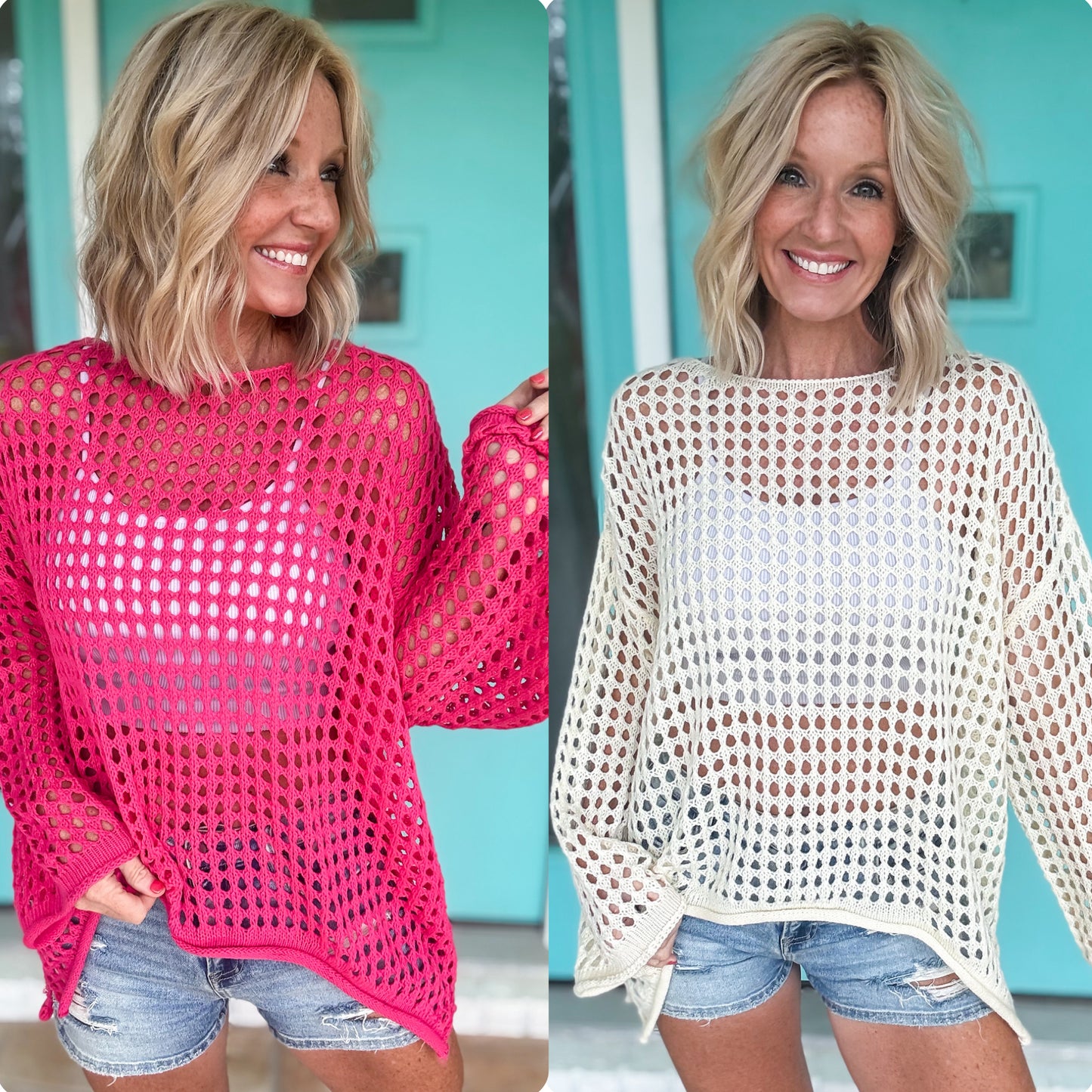 Susannah Summer Cover Up Top