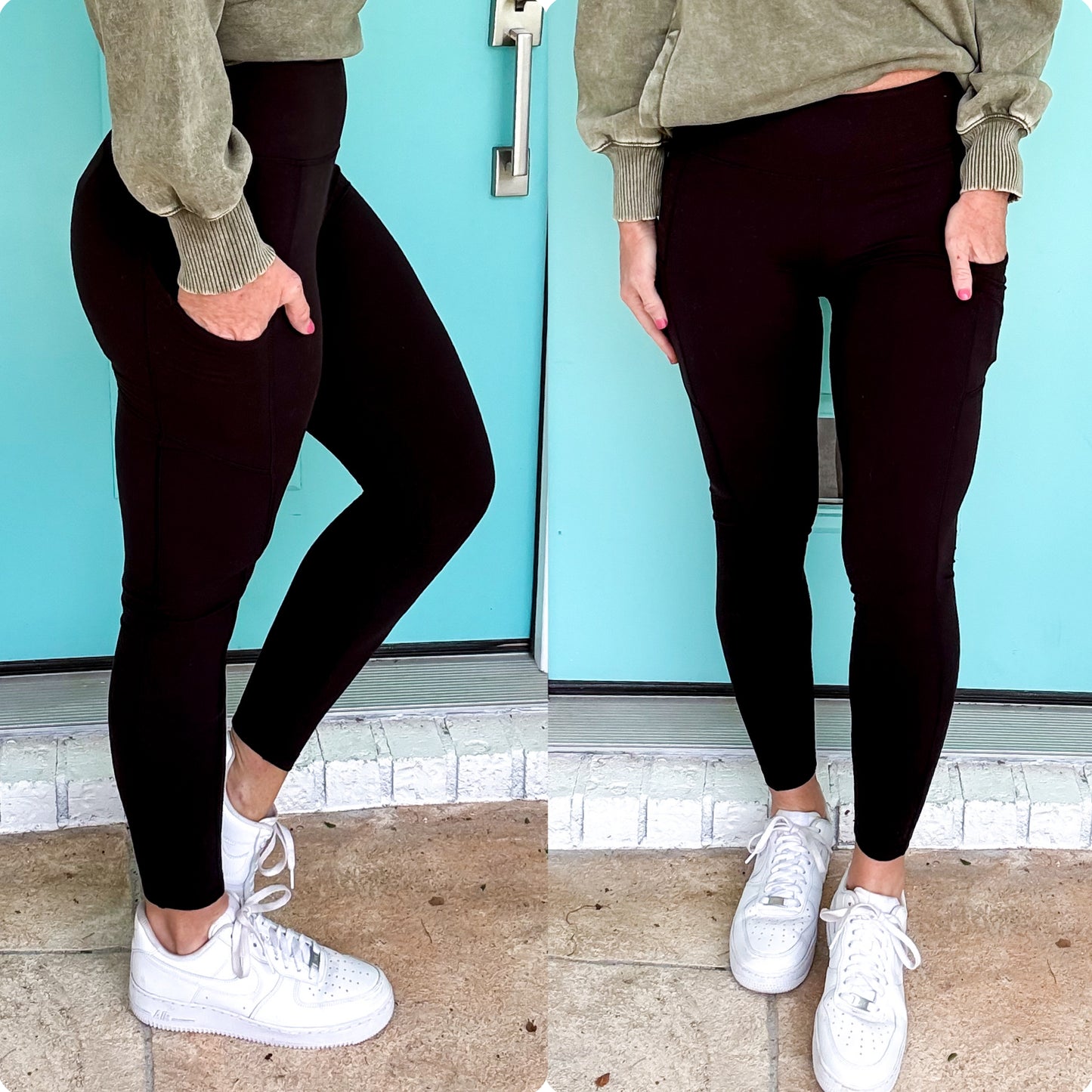 Black Butter Leggings w/ Pockets