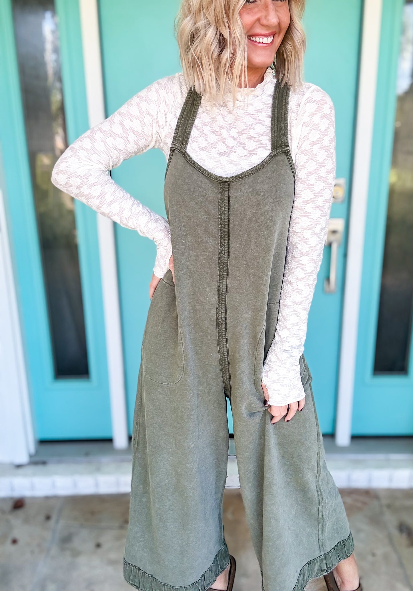 Mineral Muse Ankle Detail Jumpsuit