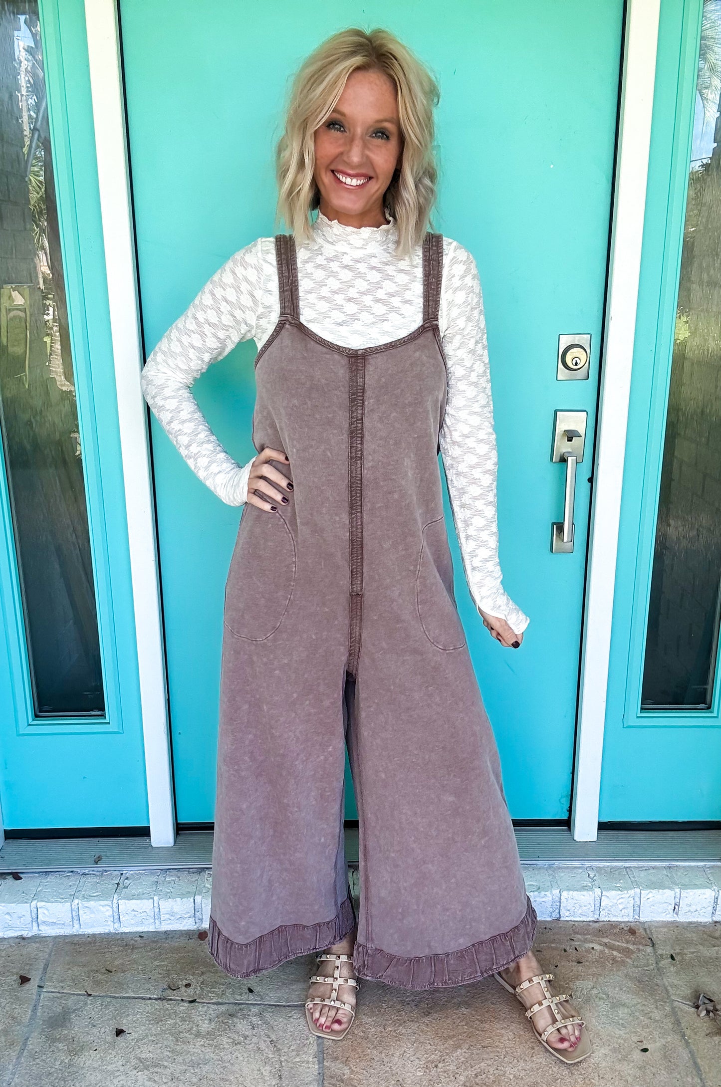 Mineral Muse Ankle Detail Jumpsuit