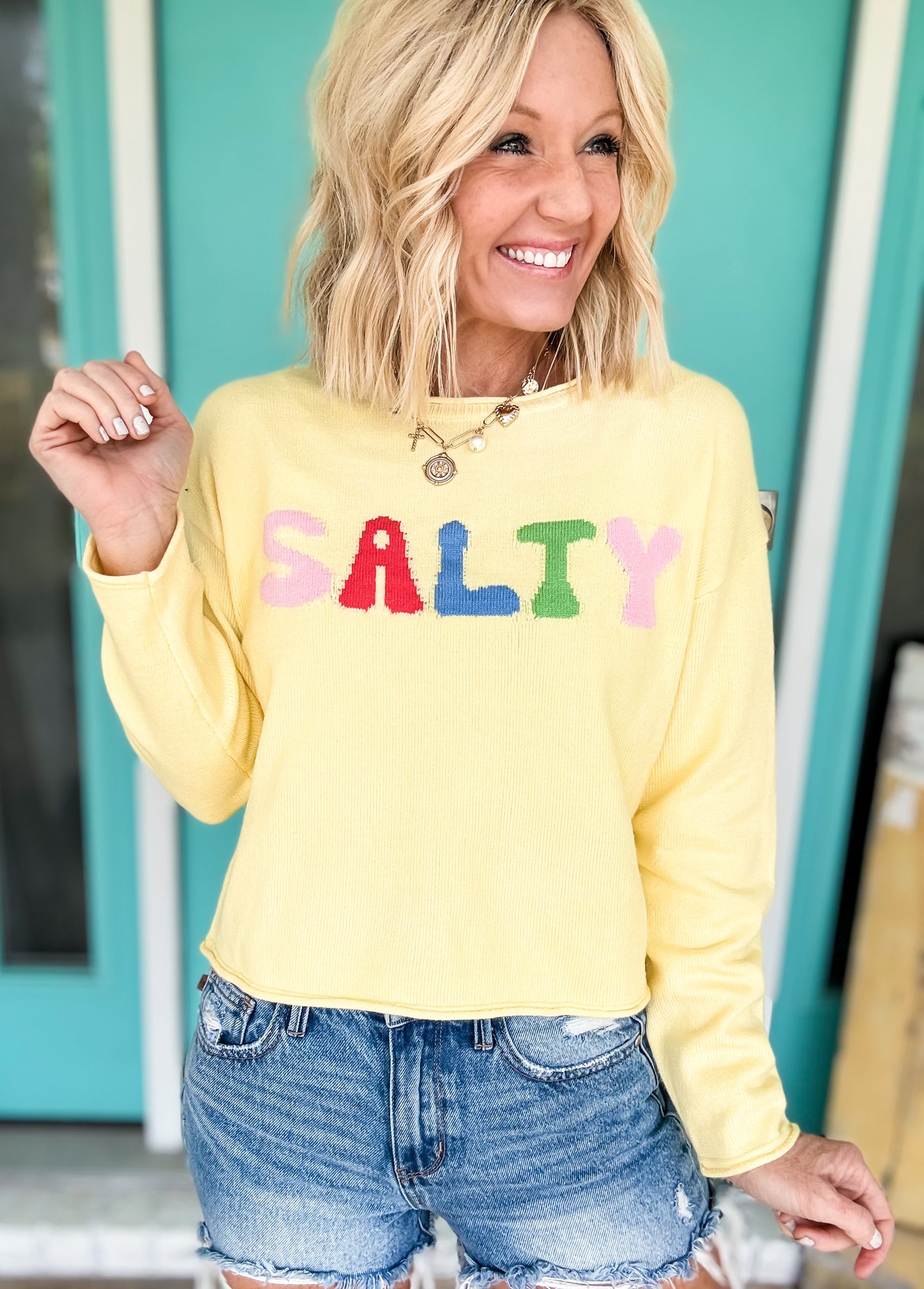 Salty Yellow Sweater