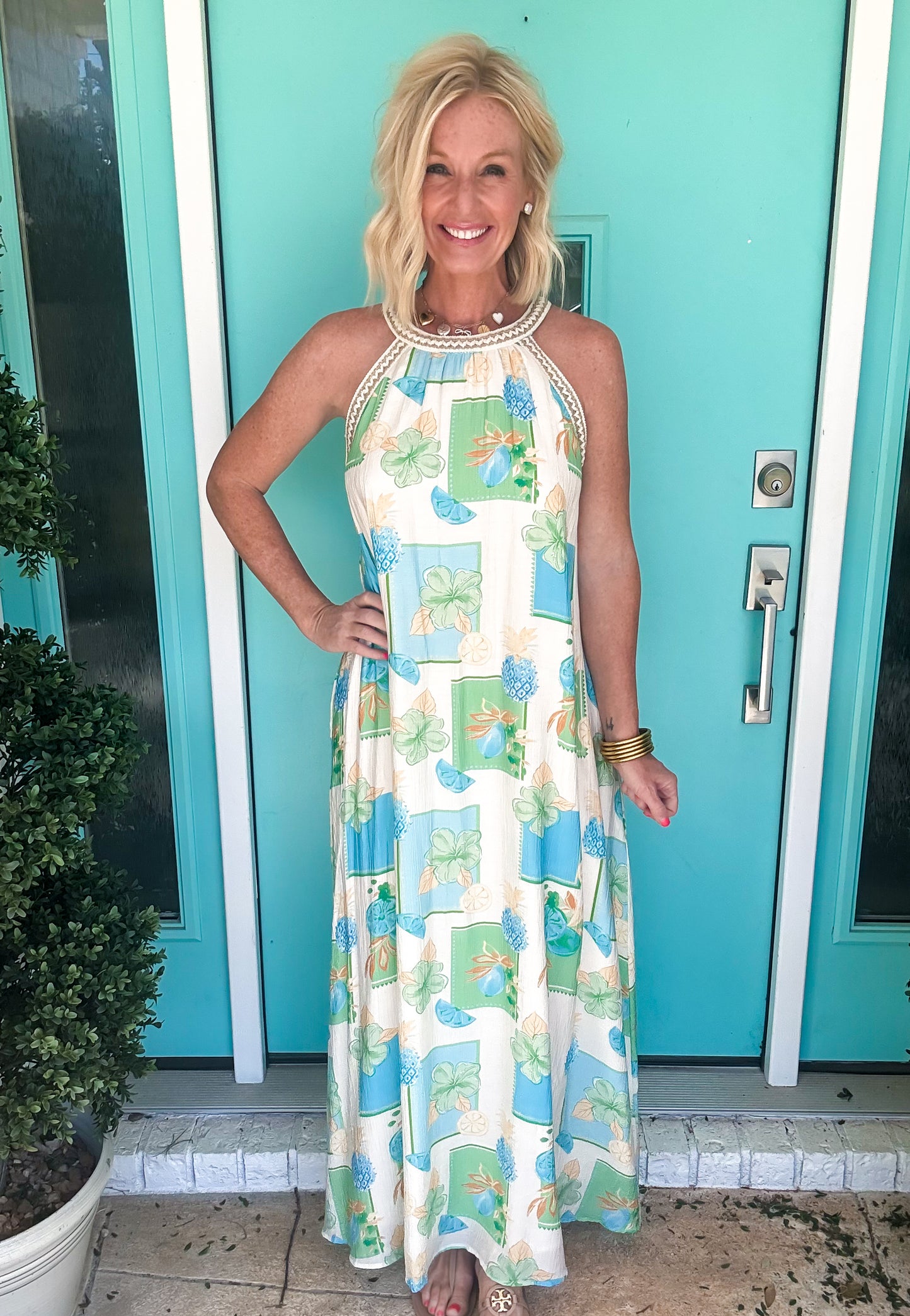 Seaside Stroll Maxi Dress
