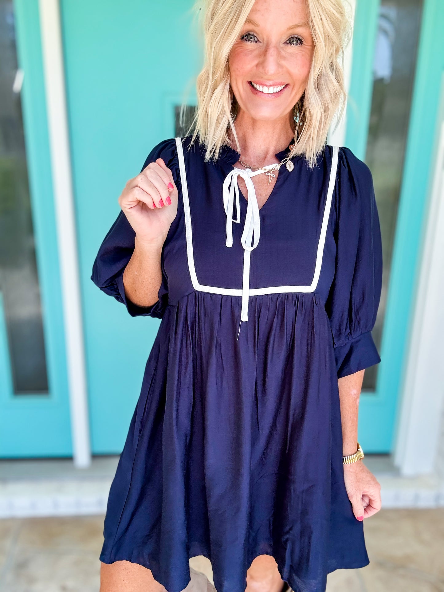 Ribbon & Ruffle Dress