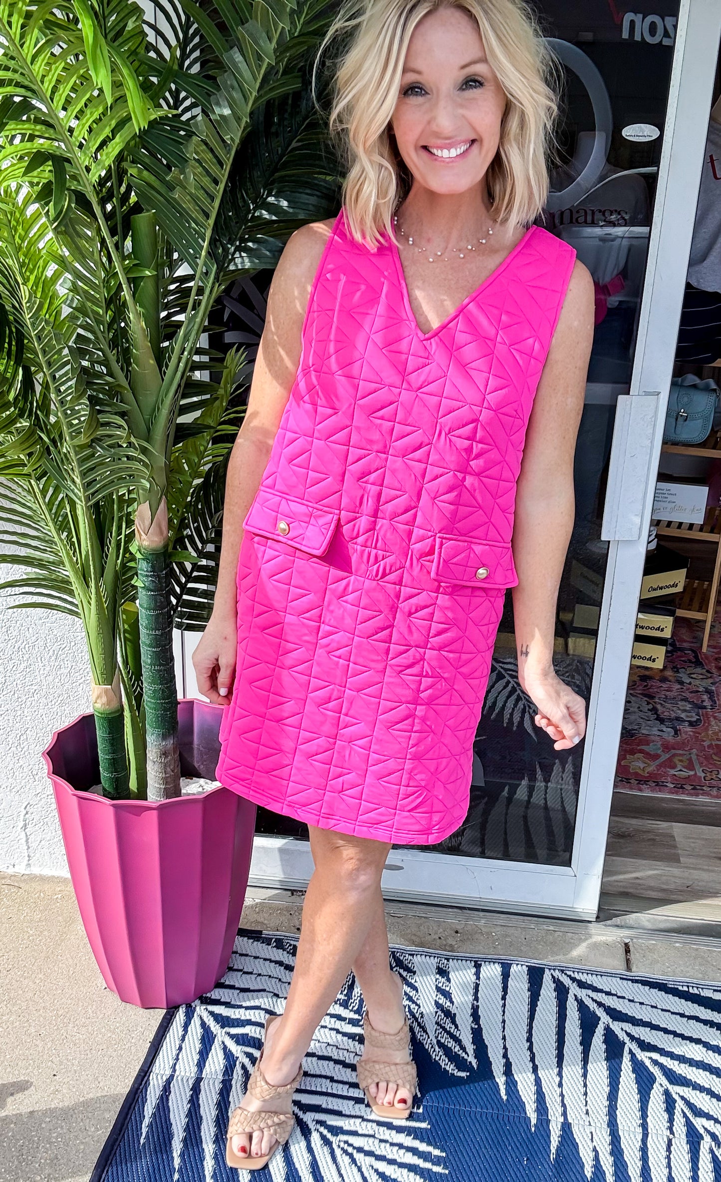 Pink Sugar Quilted Jumper
