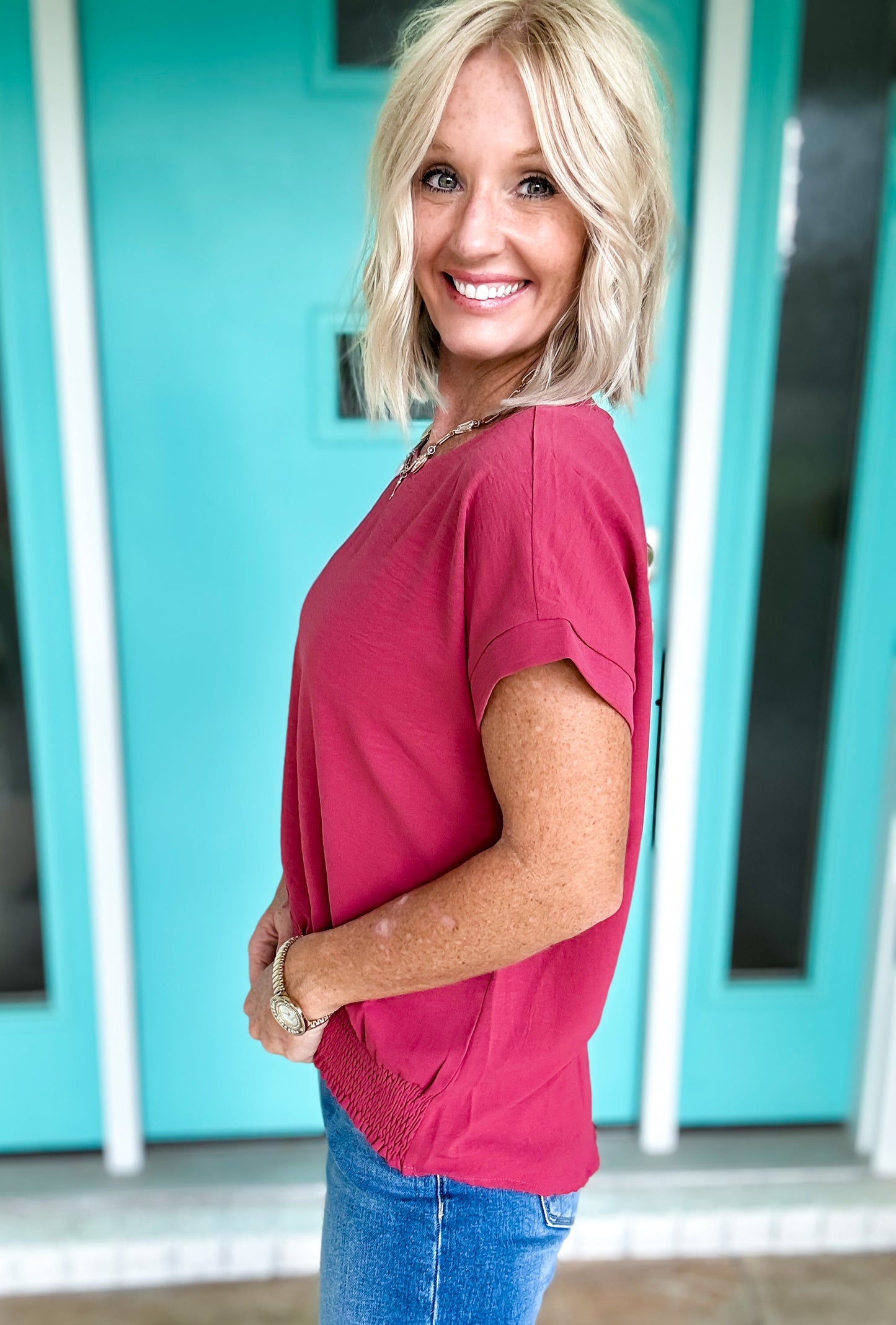 Sweetly Smocked Blouse