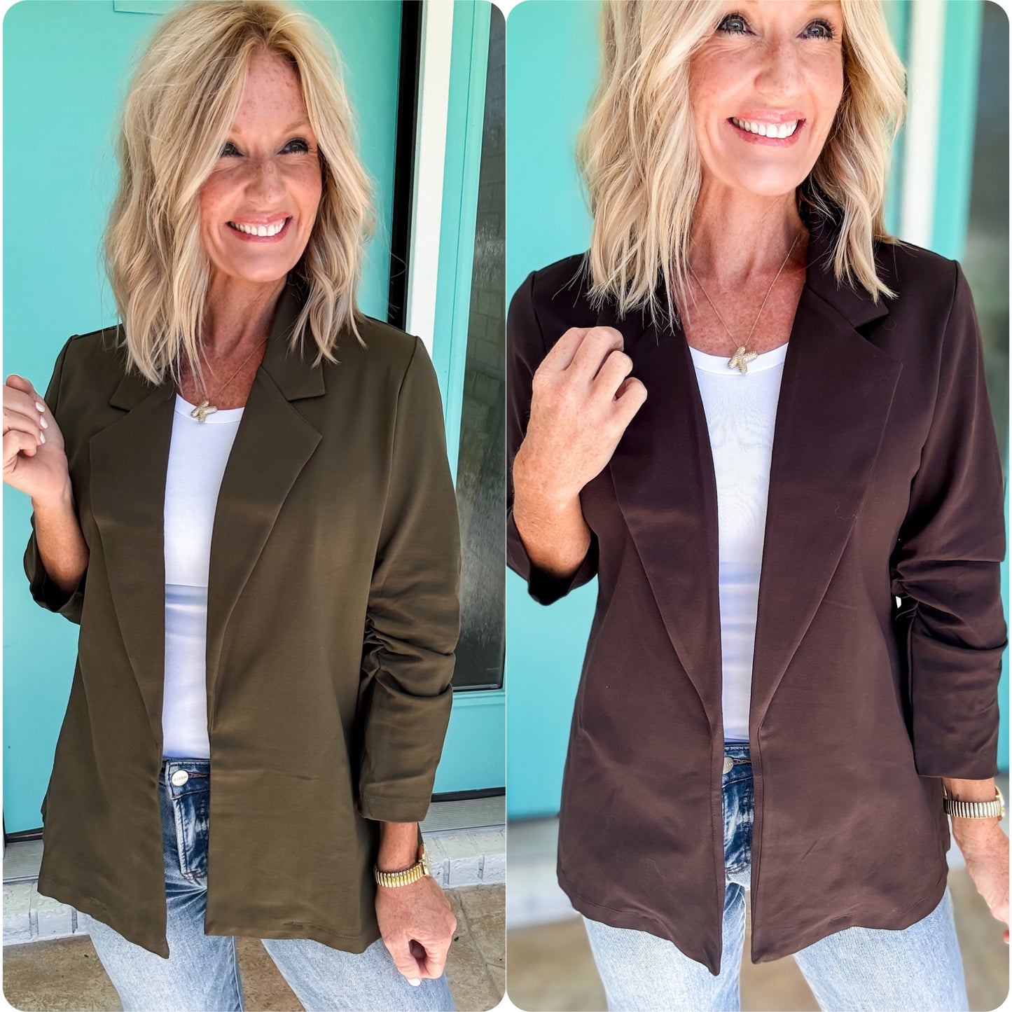 The Bella Flex Blazer *stretchy*