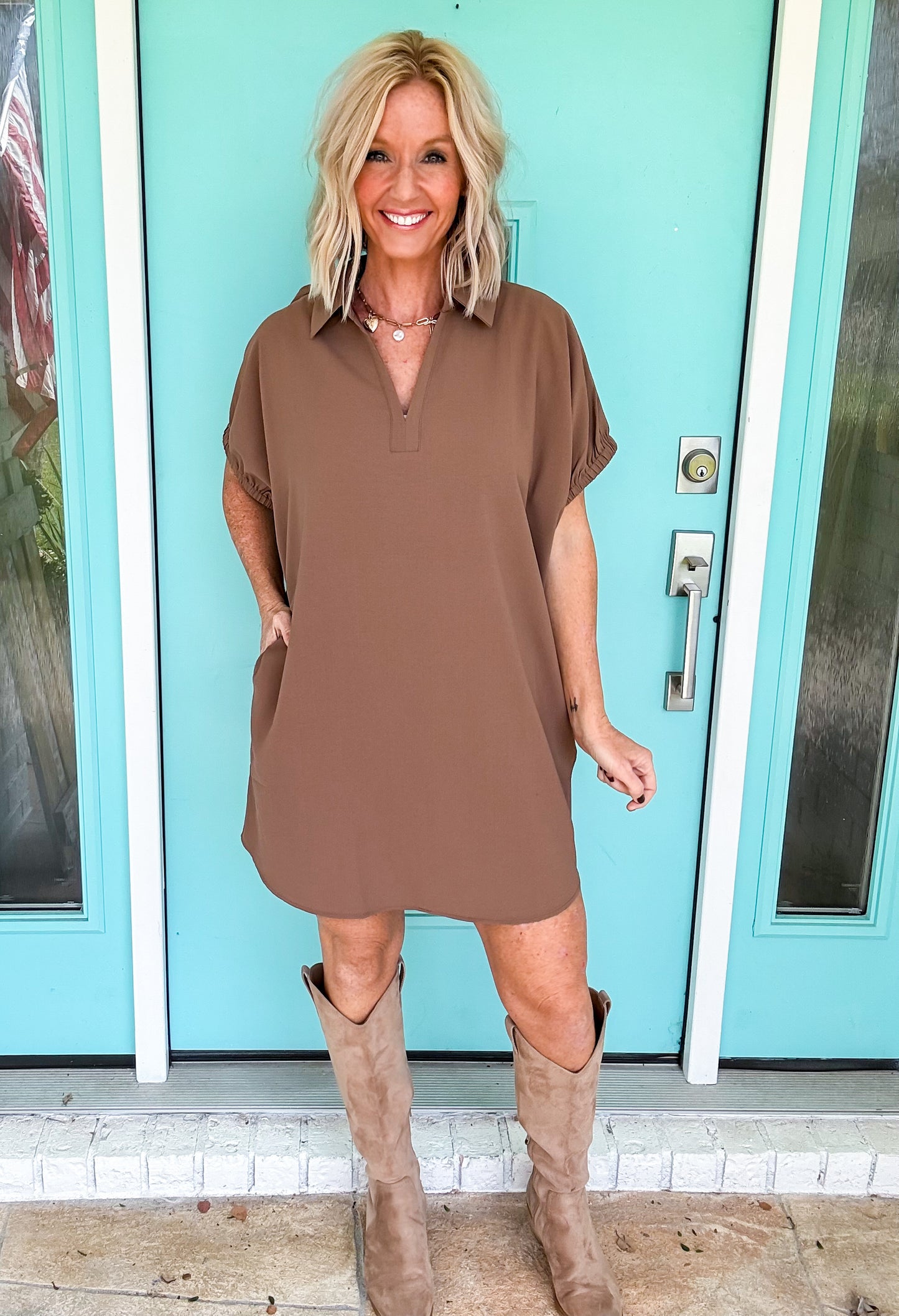 Draped In Style Dress by Entro