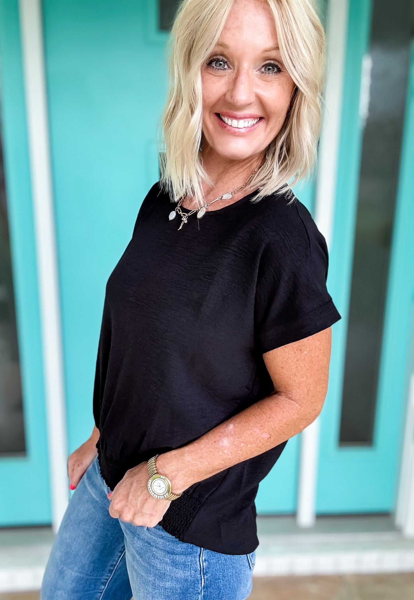 Sweetly Smocked Blouse