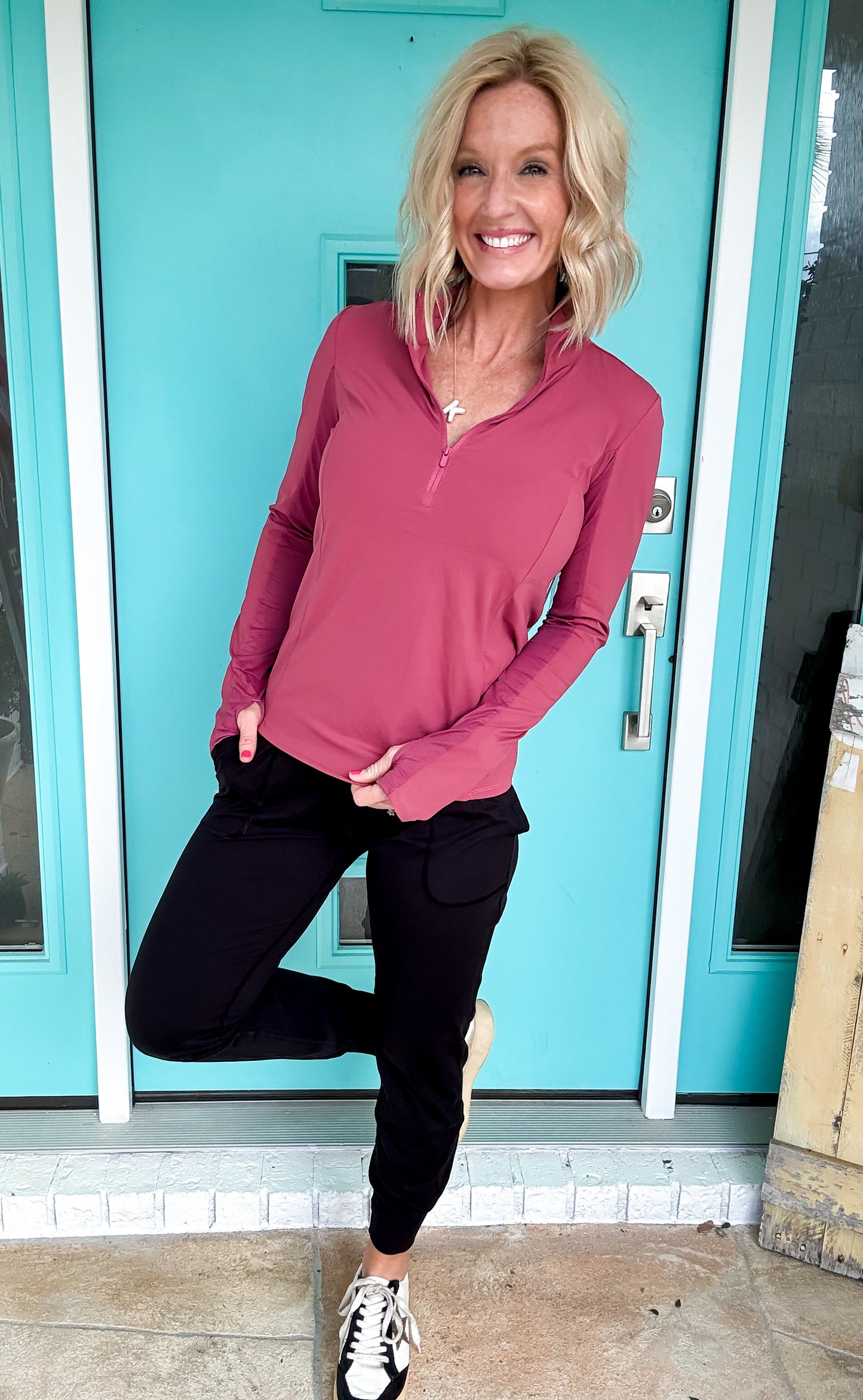 Swift Zip Active Pullover by Mono B