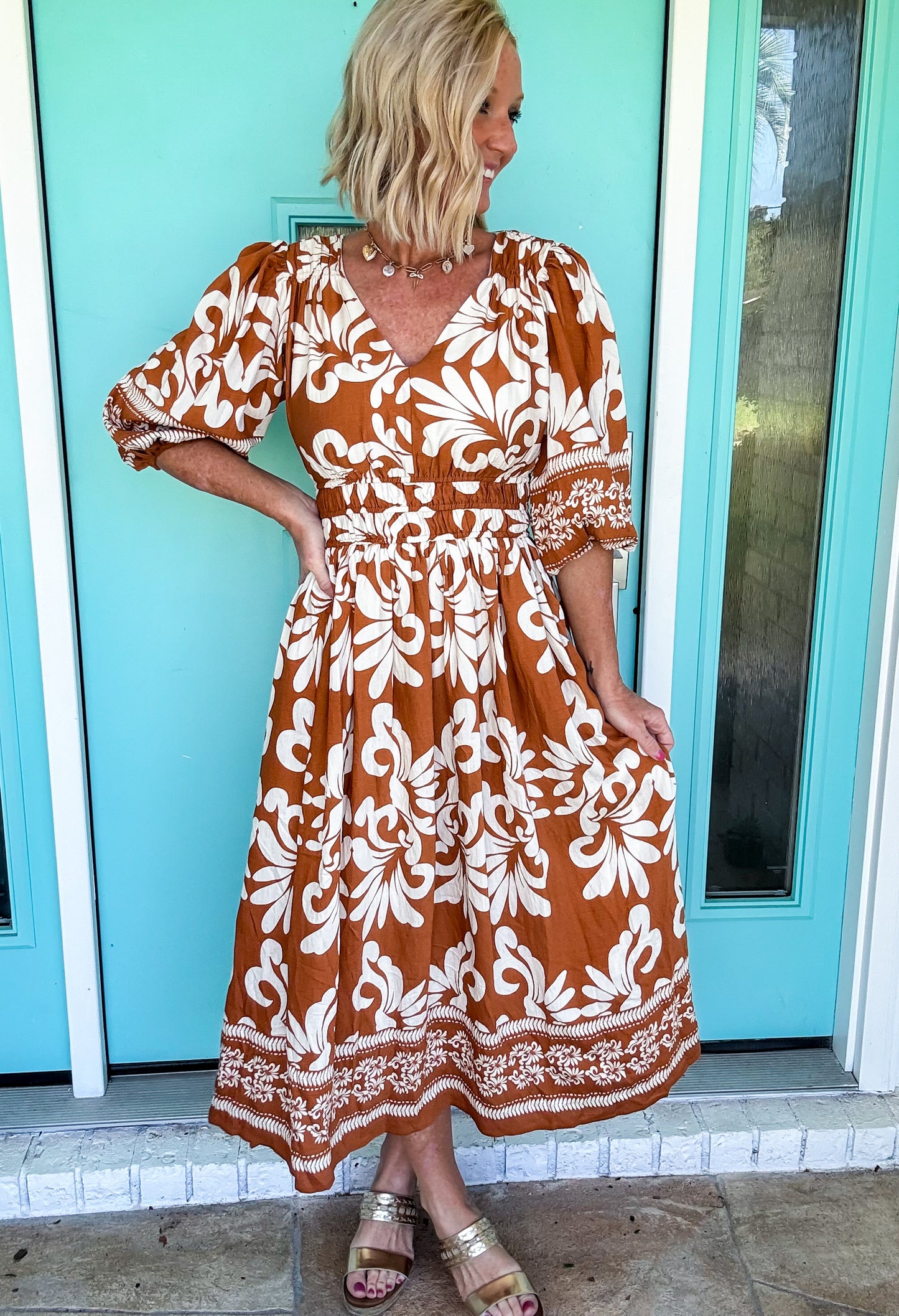 Autumn Solstice Midi Dress