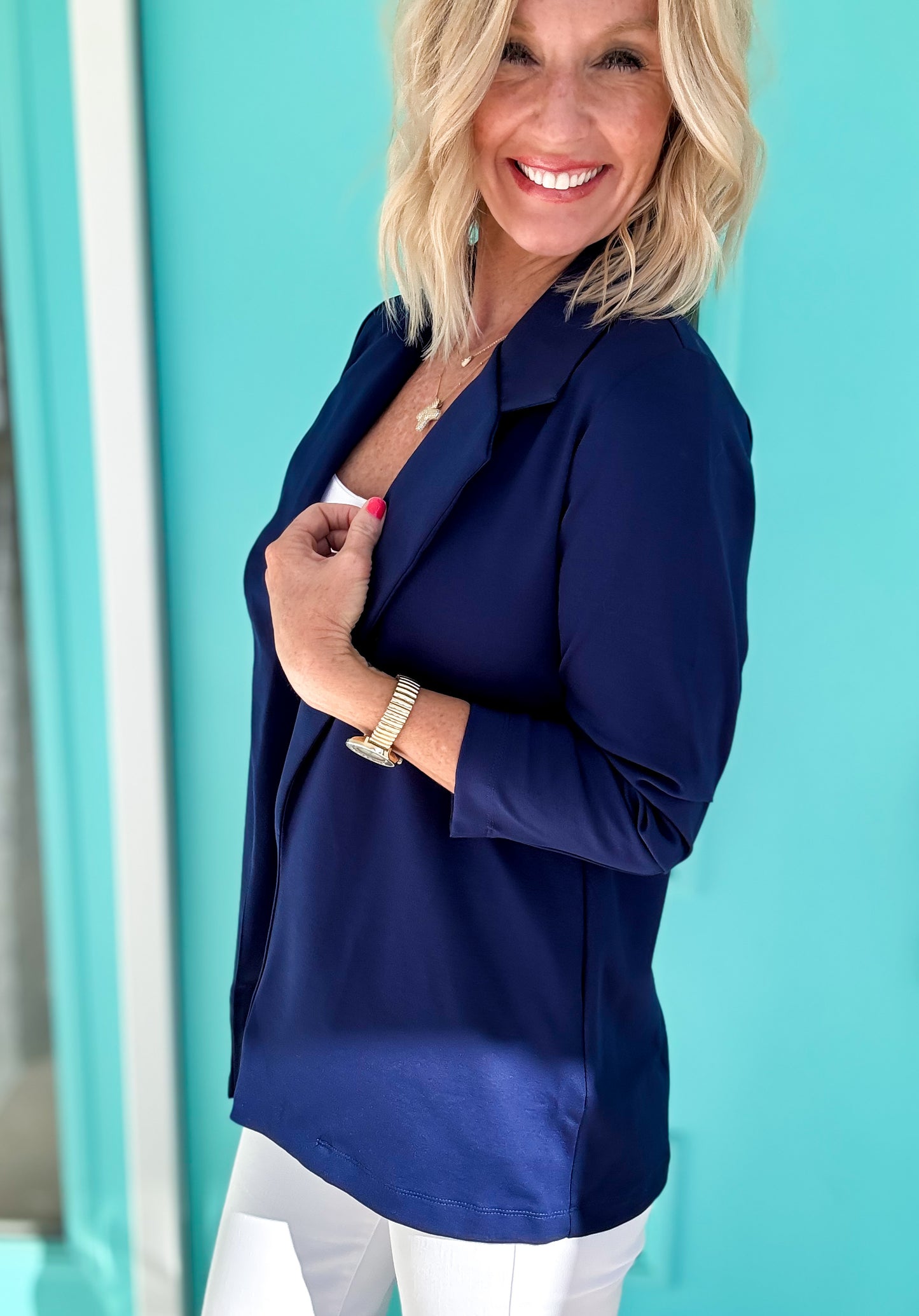 The Bella Flex Blazer *stretchy*