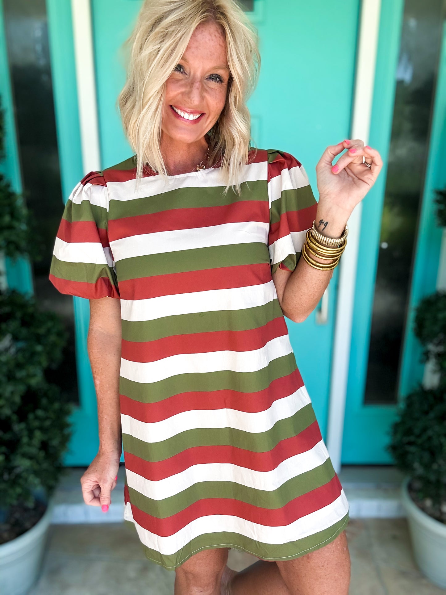 Olive Twist Dress