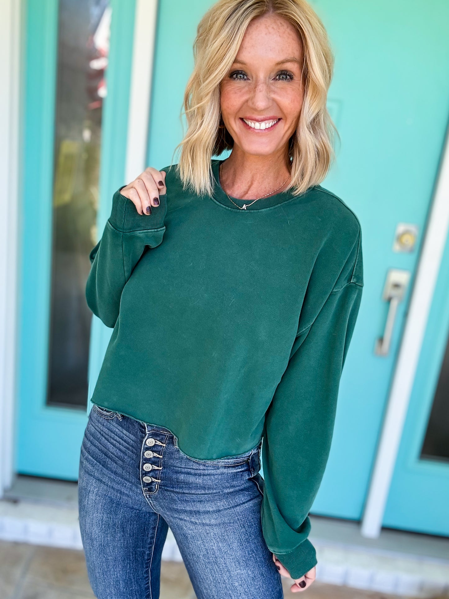 Cropped & Cozy Sweatshirt