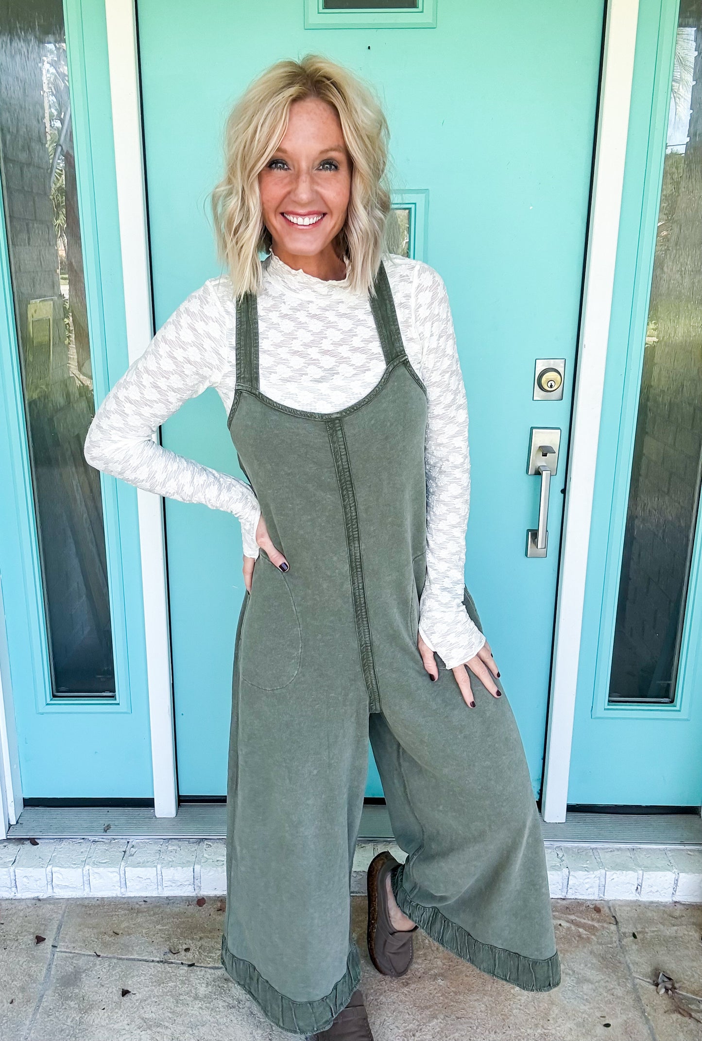 Mineral Muse Ankle Detail Jumpsuit