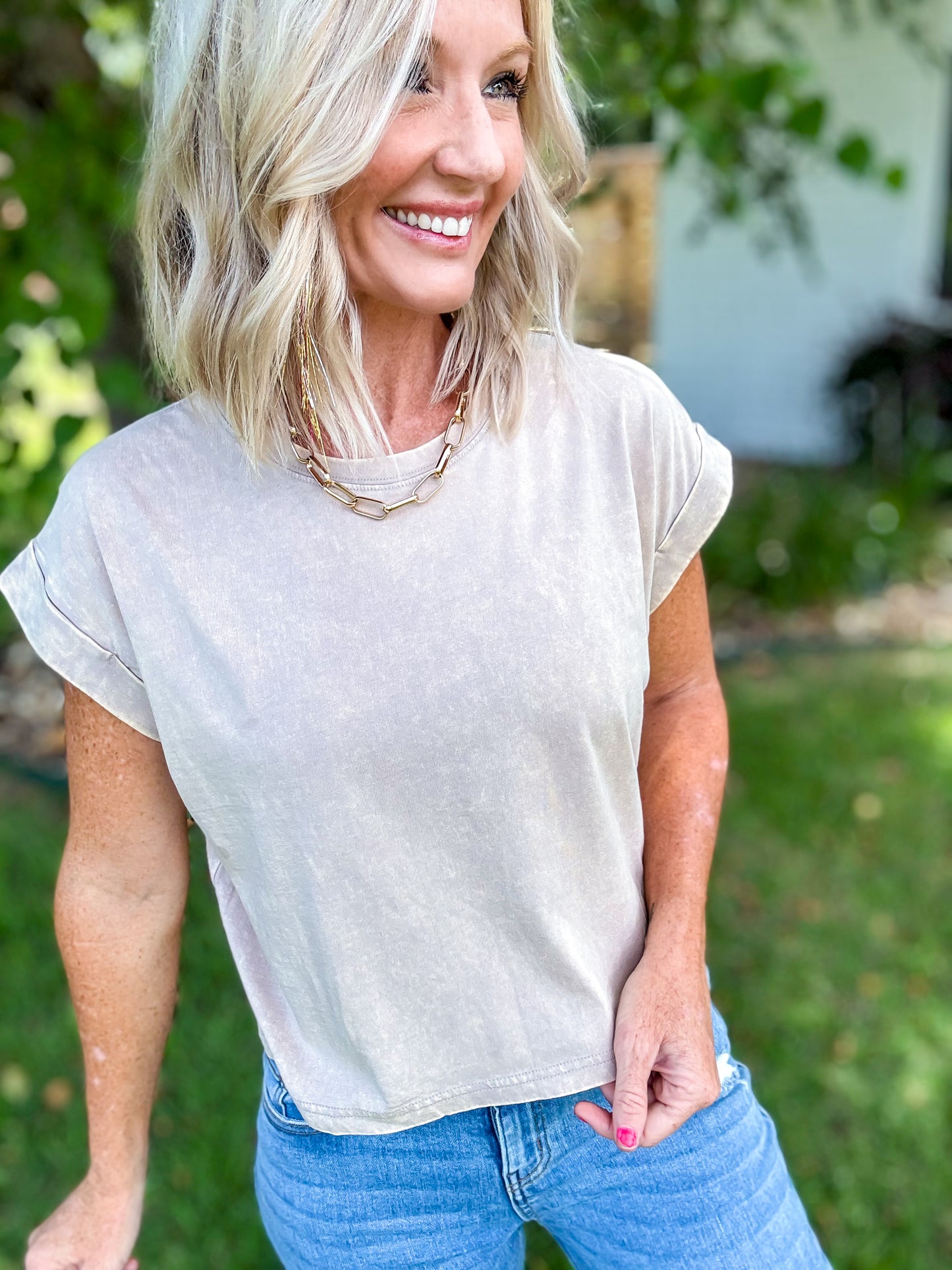 Comfy Cuff Fall Tee