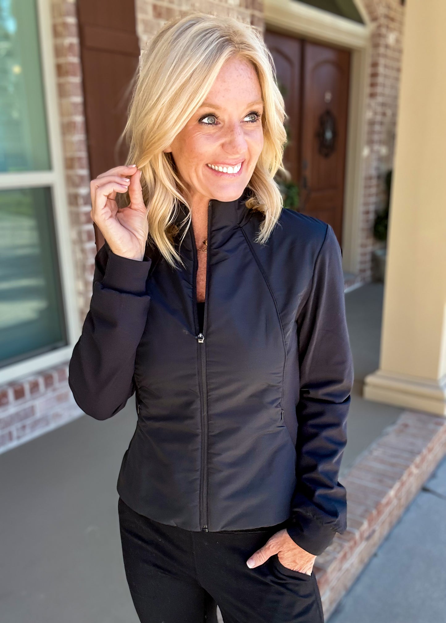 Mariah Mock Neck MONO B Jacket
