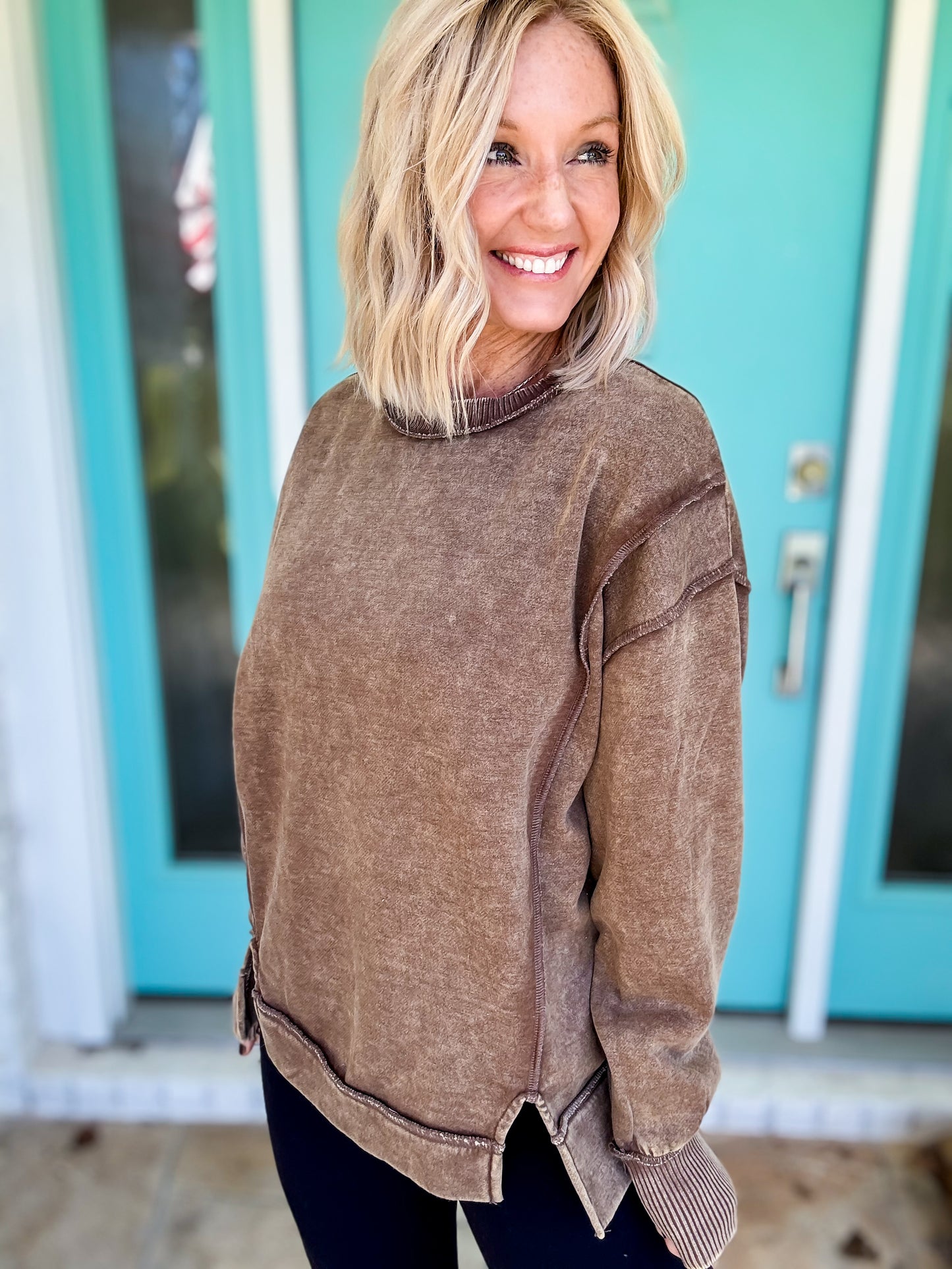 Fray + Fleece Sweatshirt