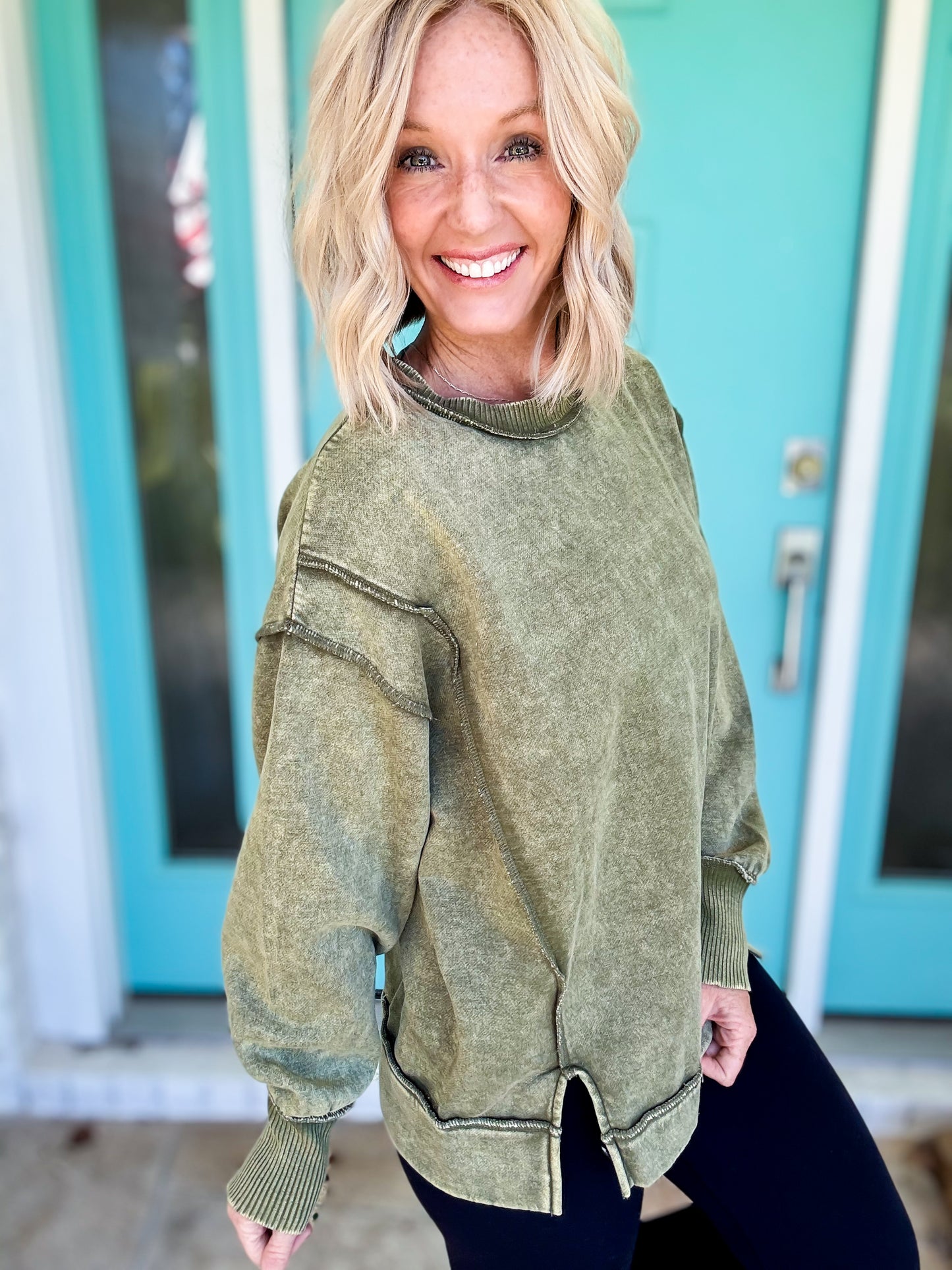Fray + Fleece Sweatshirt