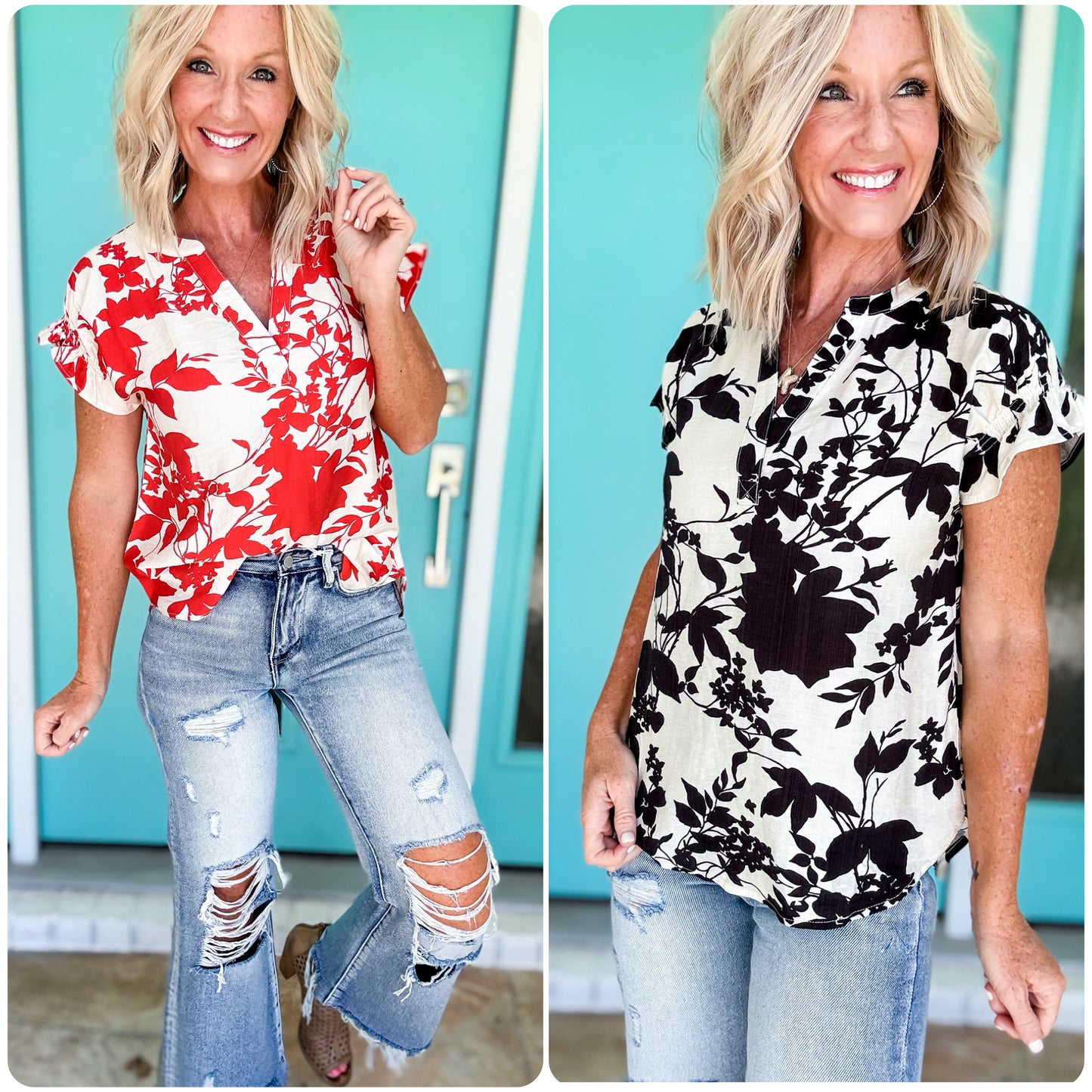 Simply Put Floral Blouse