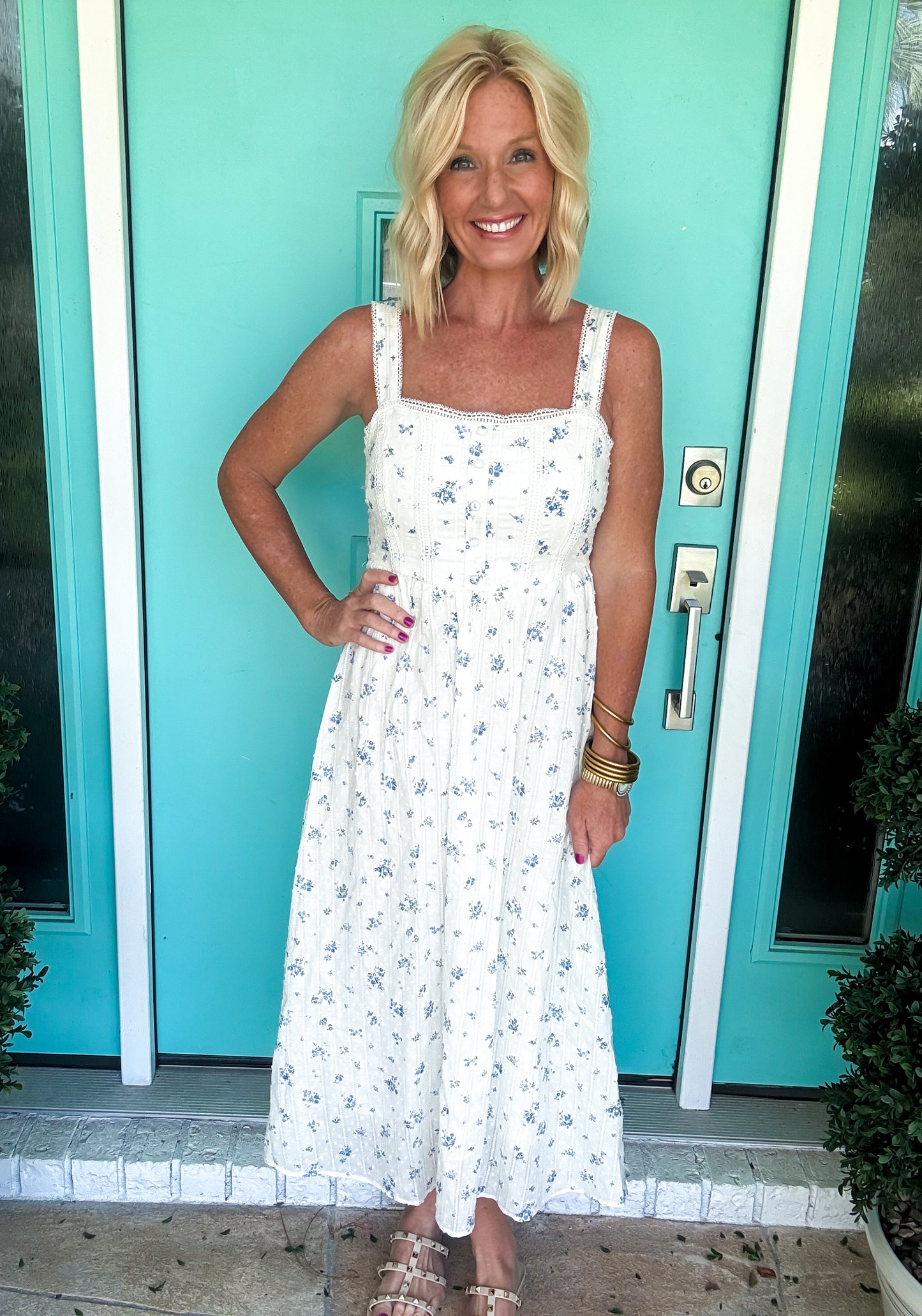 Lace & Florals Dress