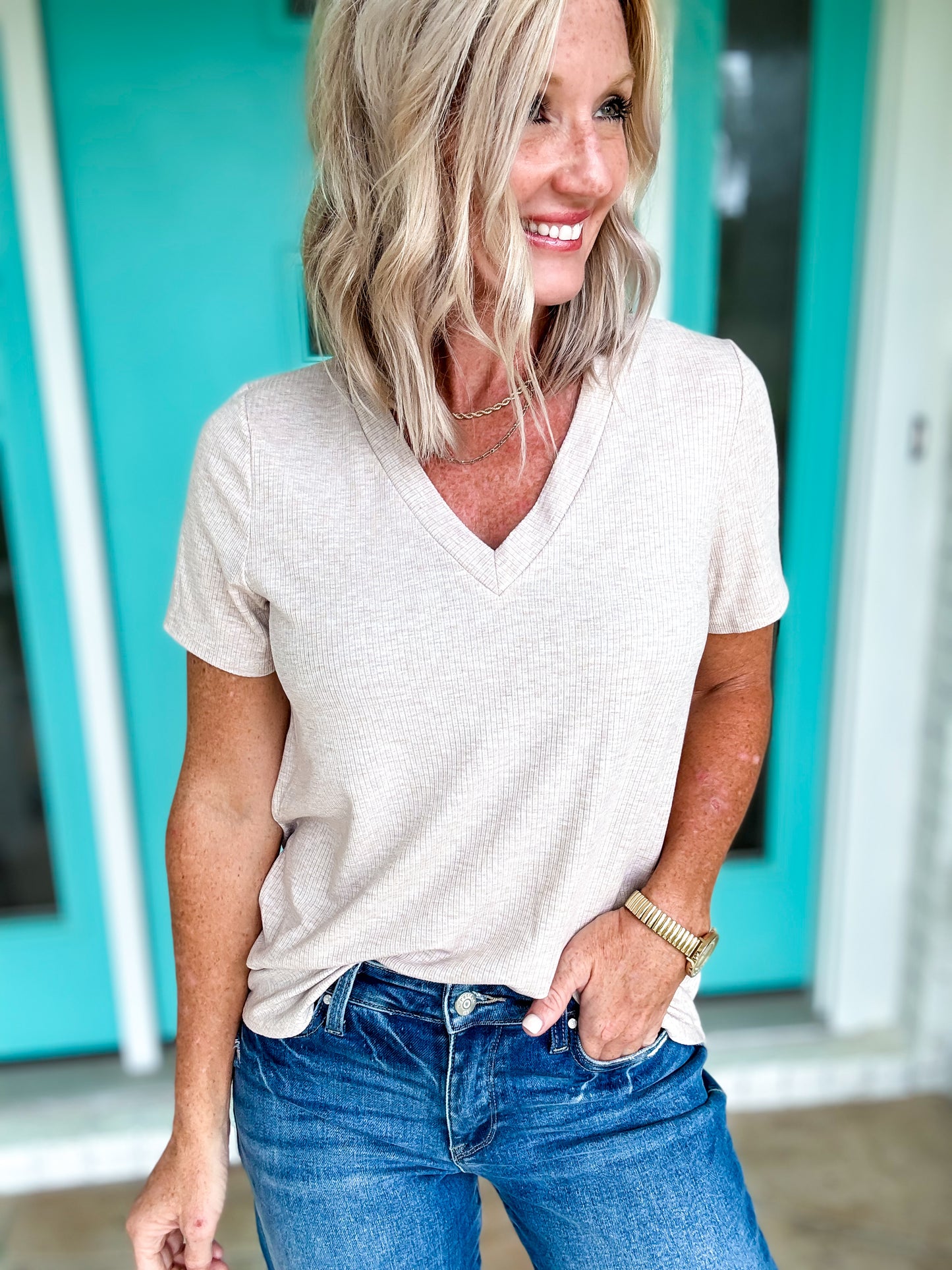 Basic Pre-Fall Ribbed Tee