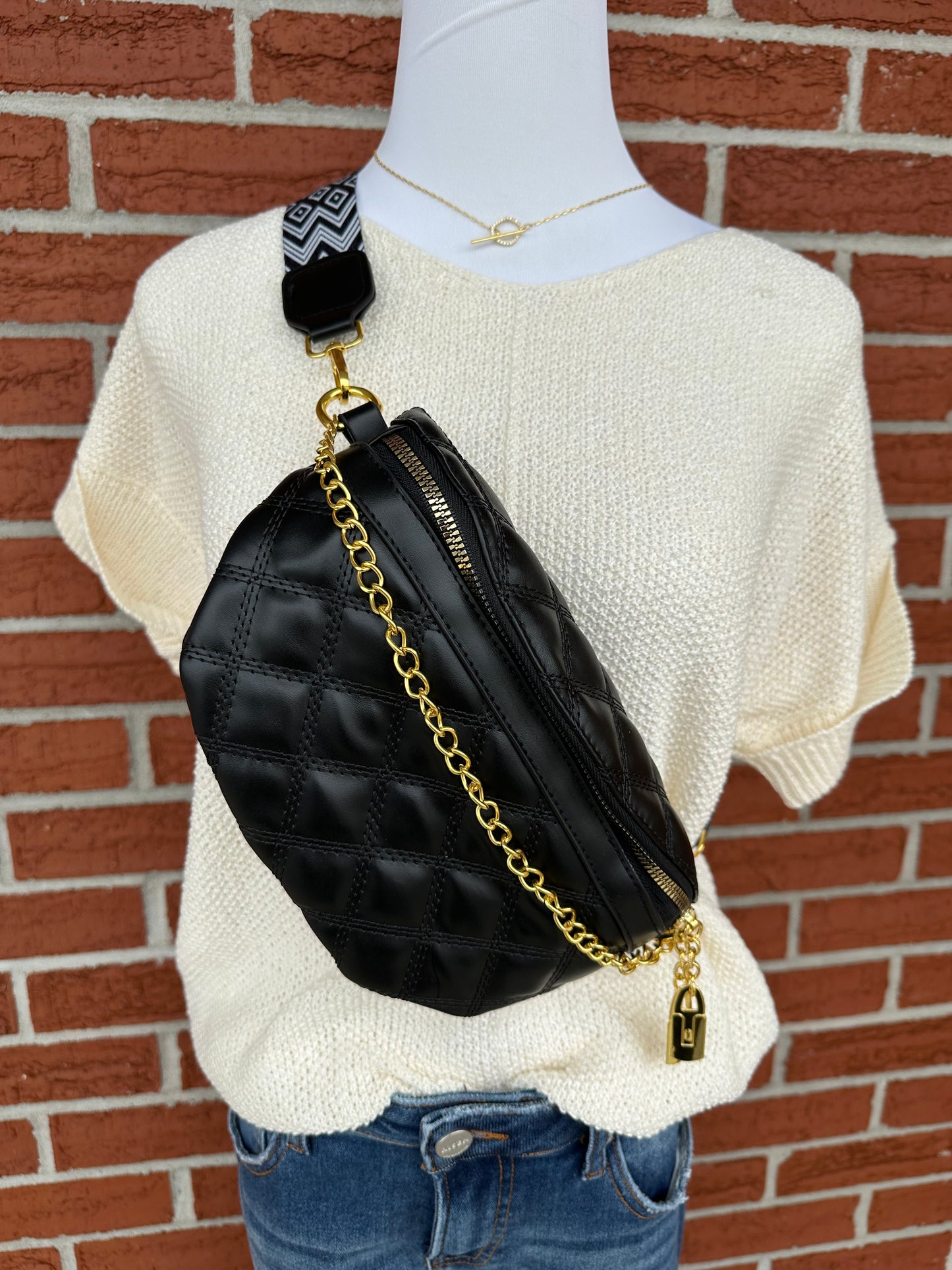 Quilted Crossbody Bum Bag