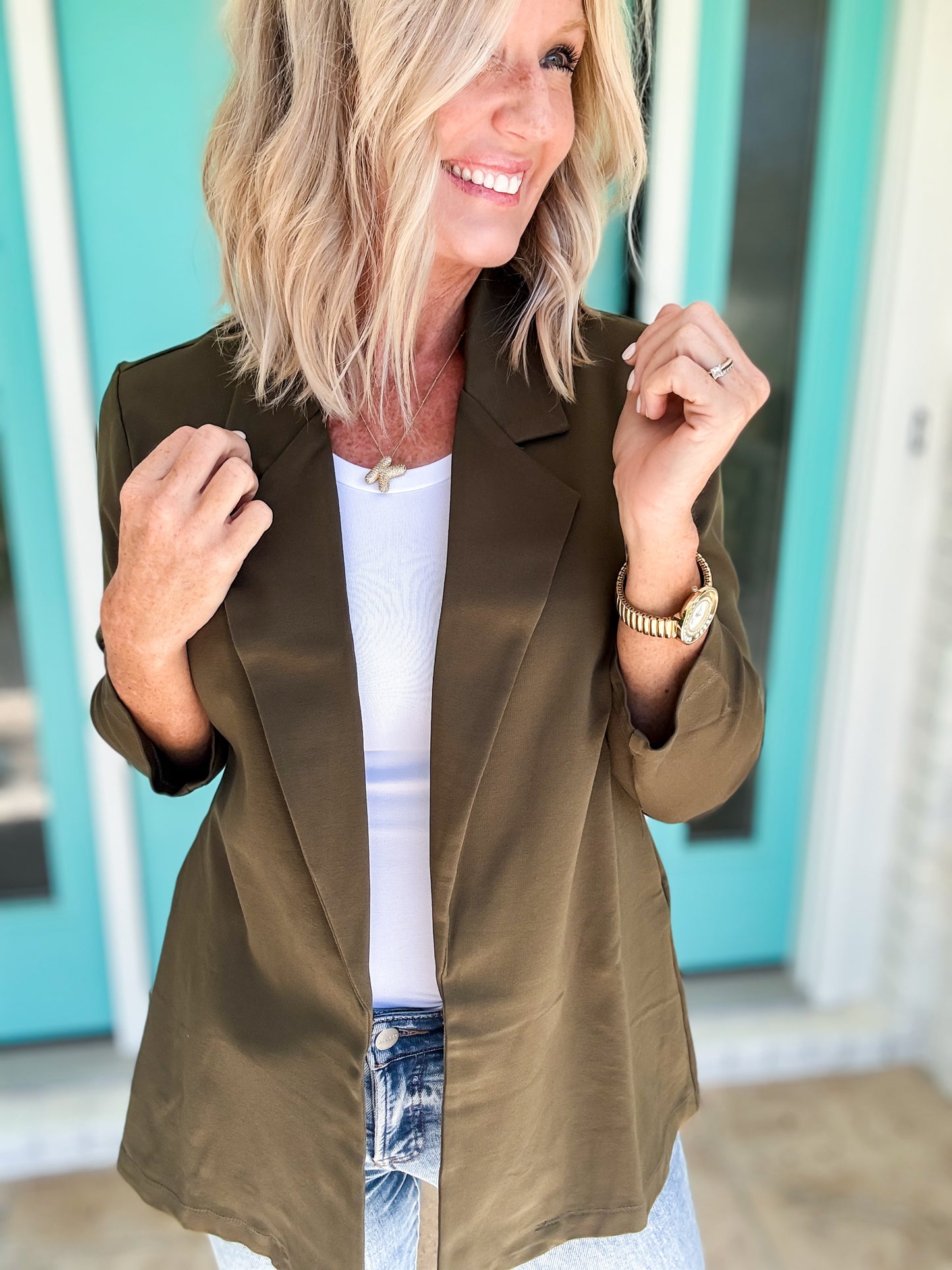 The Bella Flex Blazer *stretchy*